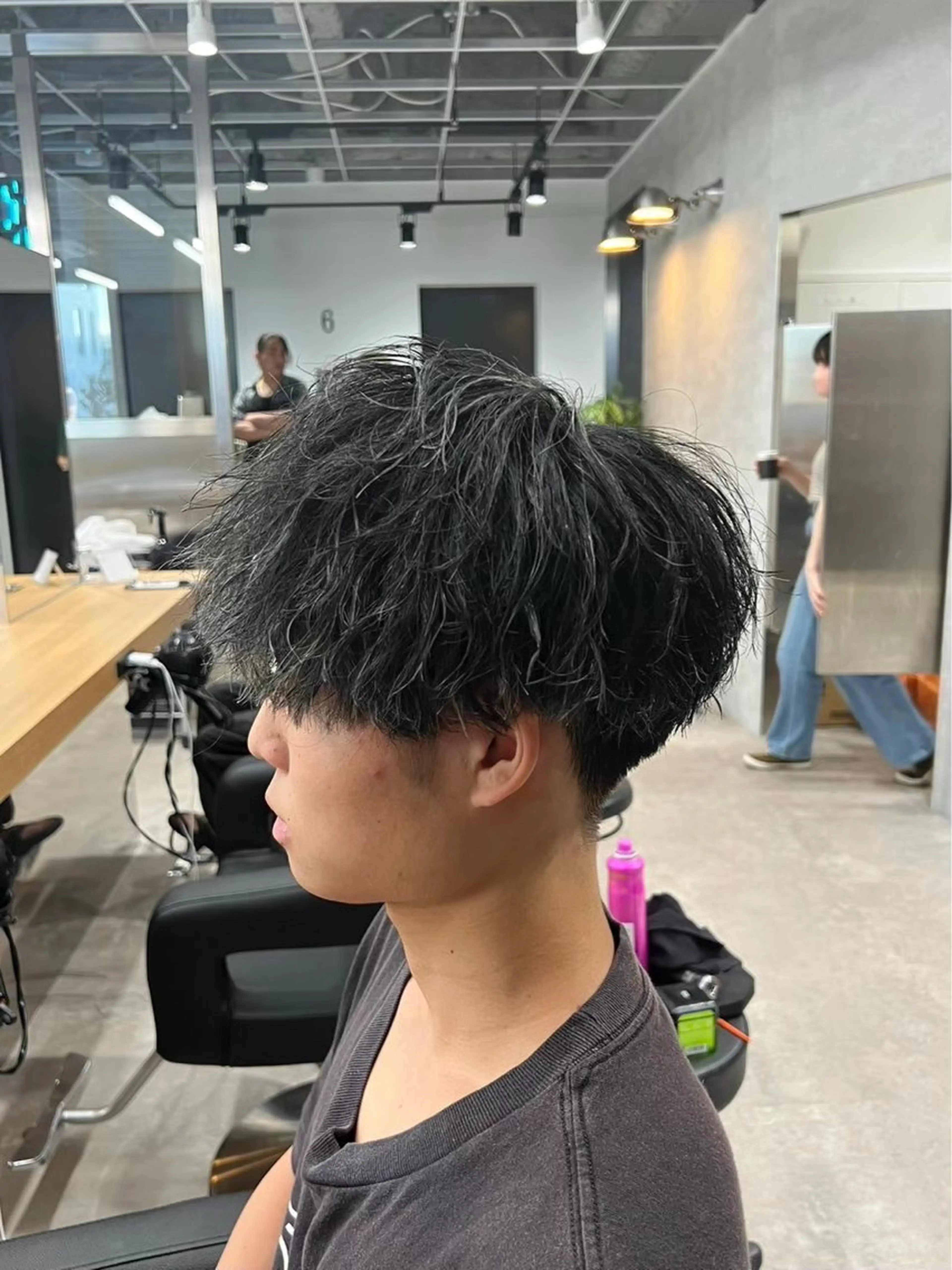 ショート パーマ メンズ カット パーマ 🔥メンズ特化🔥 藍斗のヘアスタイル