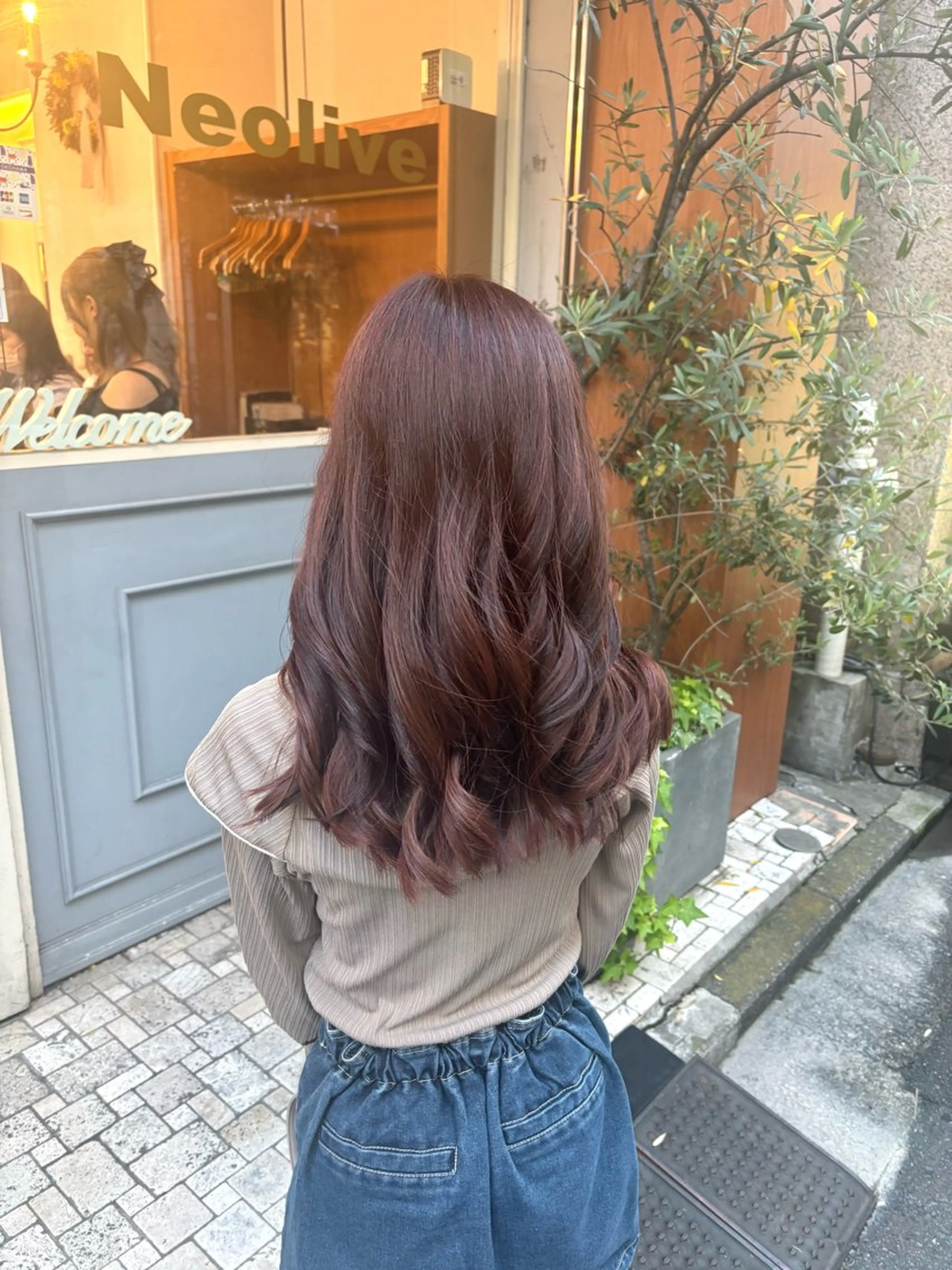 セミロング カラー 🎀ほのか🎀カラー 🎀aim横浜🎀のヘアスタイル