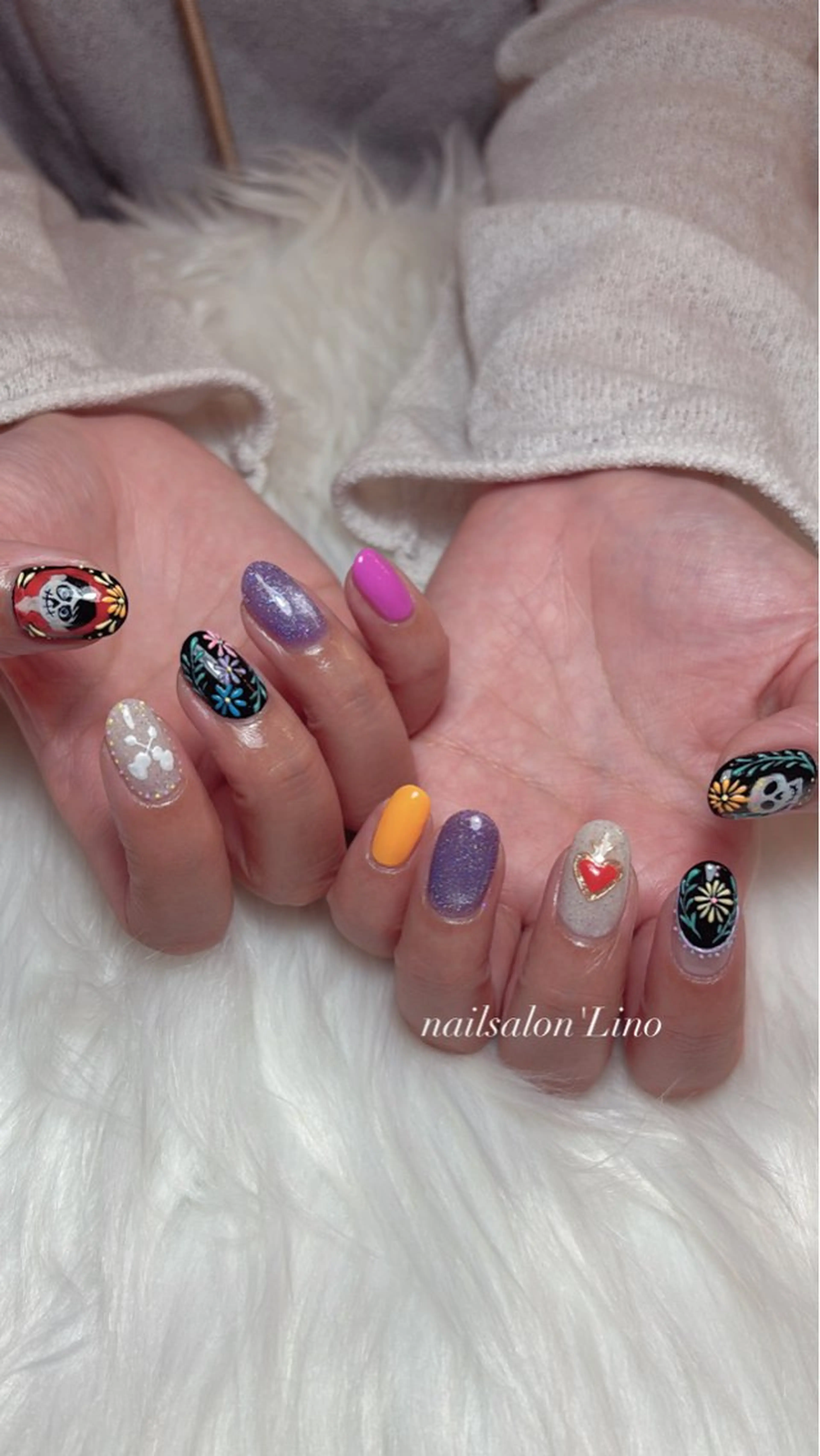 ネイル 持ち込み Lino𓂃⟡.· Chizuruのネイルデザイン
