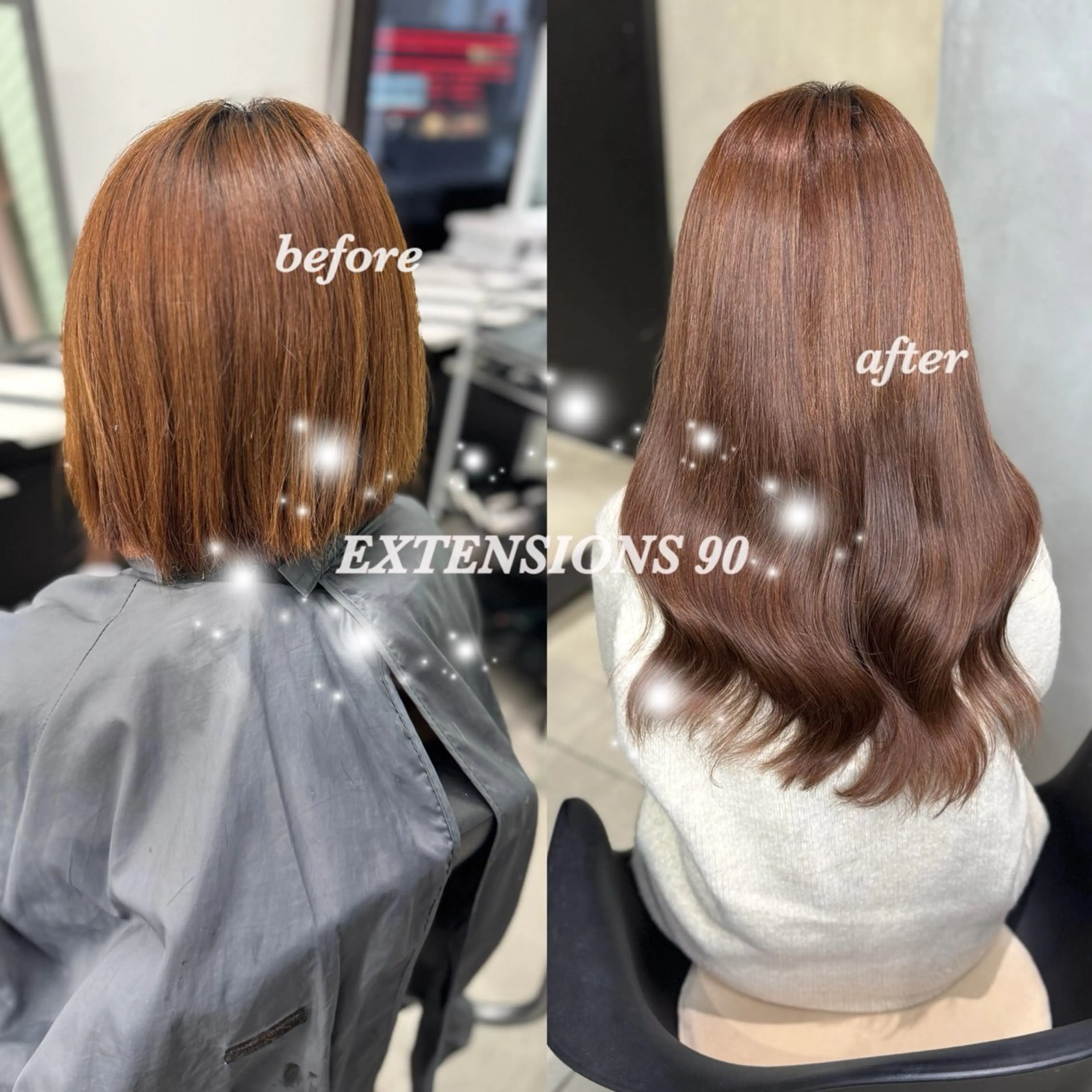 ロング カラー エクステ エクステ 🫧offwhite RISAKO🫧のヘアスタイル