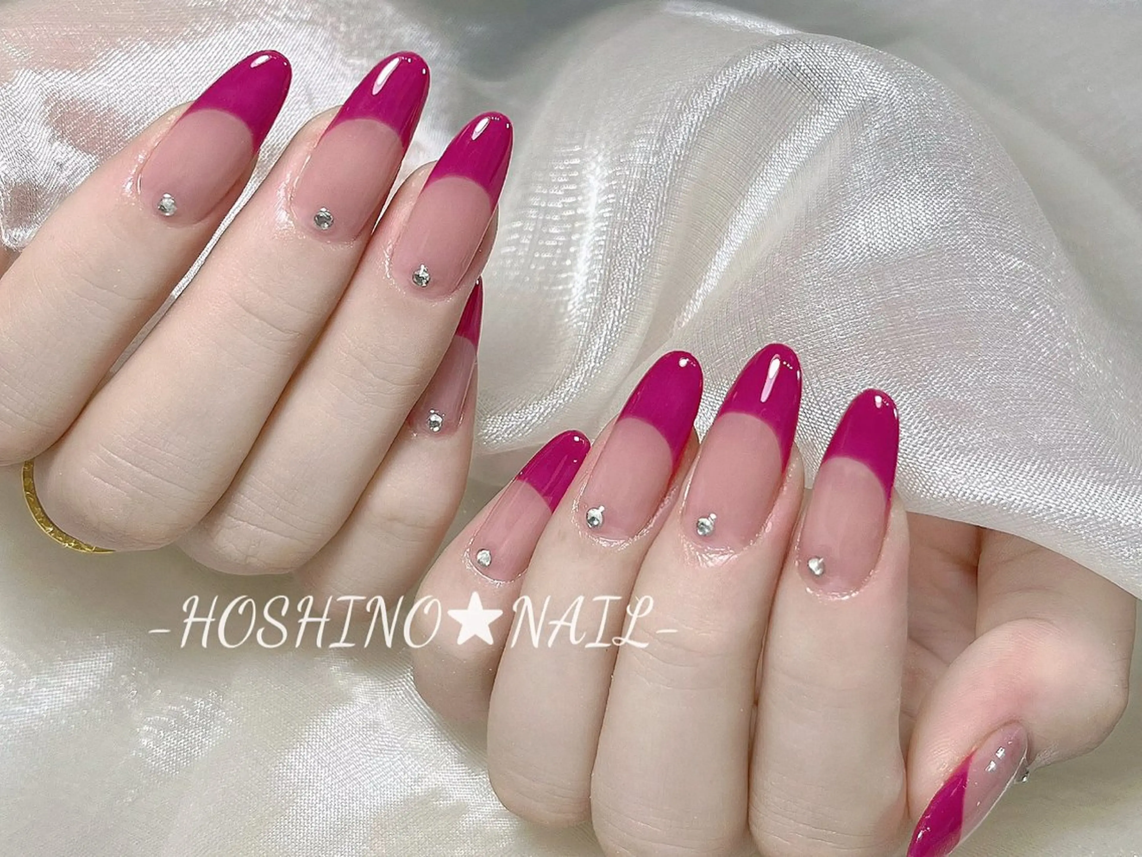 ネイル オーロラネイル チークネイル ドット フットネイル フレンチネイル ハンドネイル ★HOSHINO NAIL★新宿店のネイルデザイン