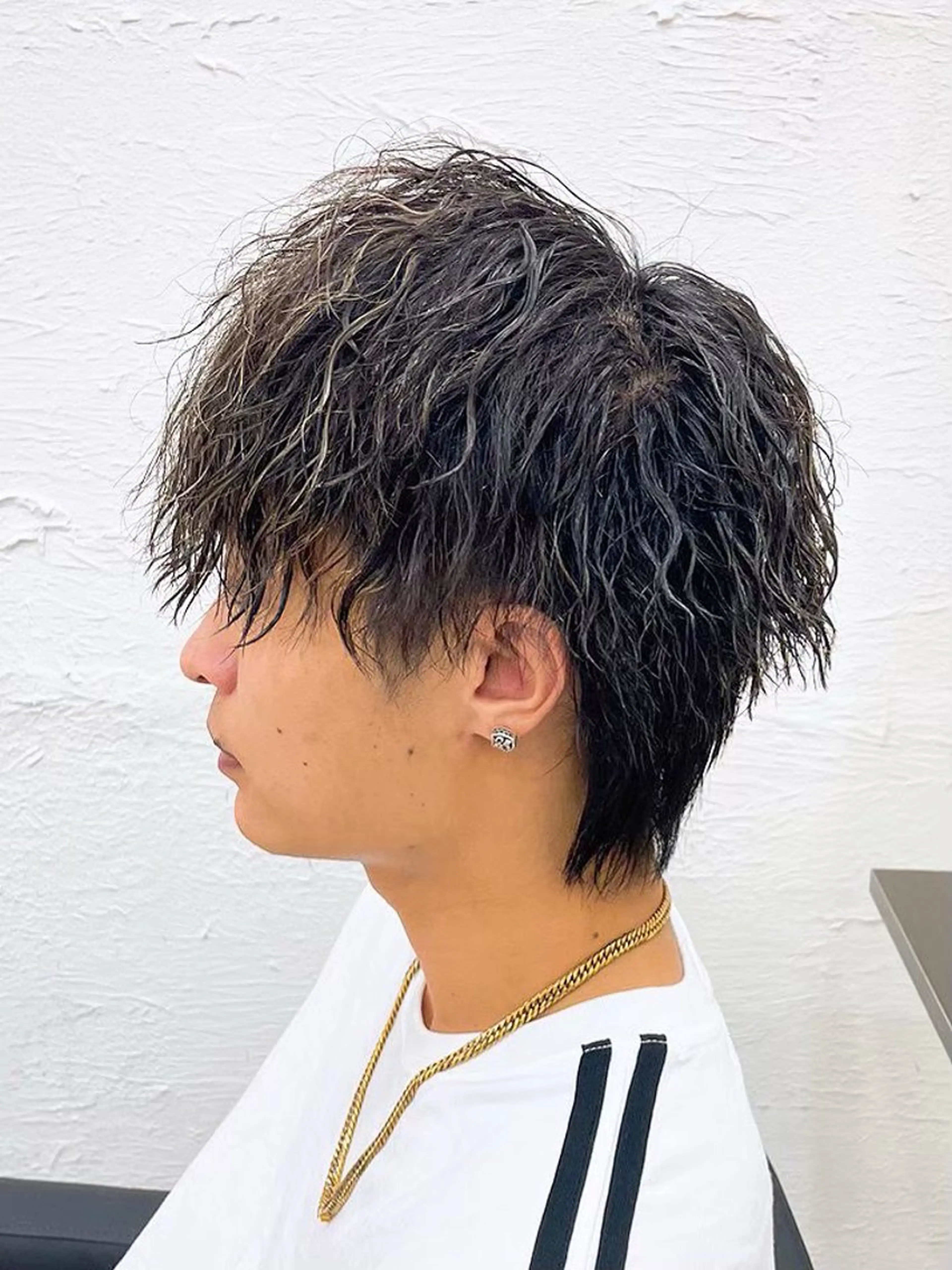 カラー パーマ メンズ 鈴木 裕貴のヘアスタイル