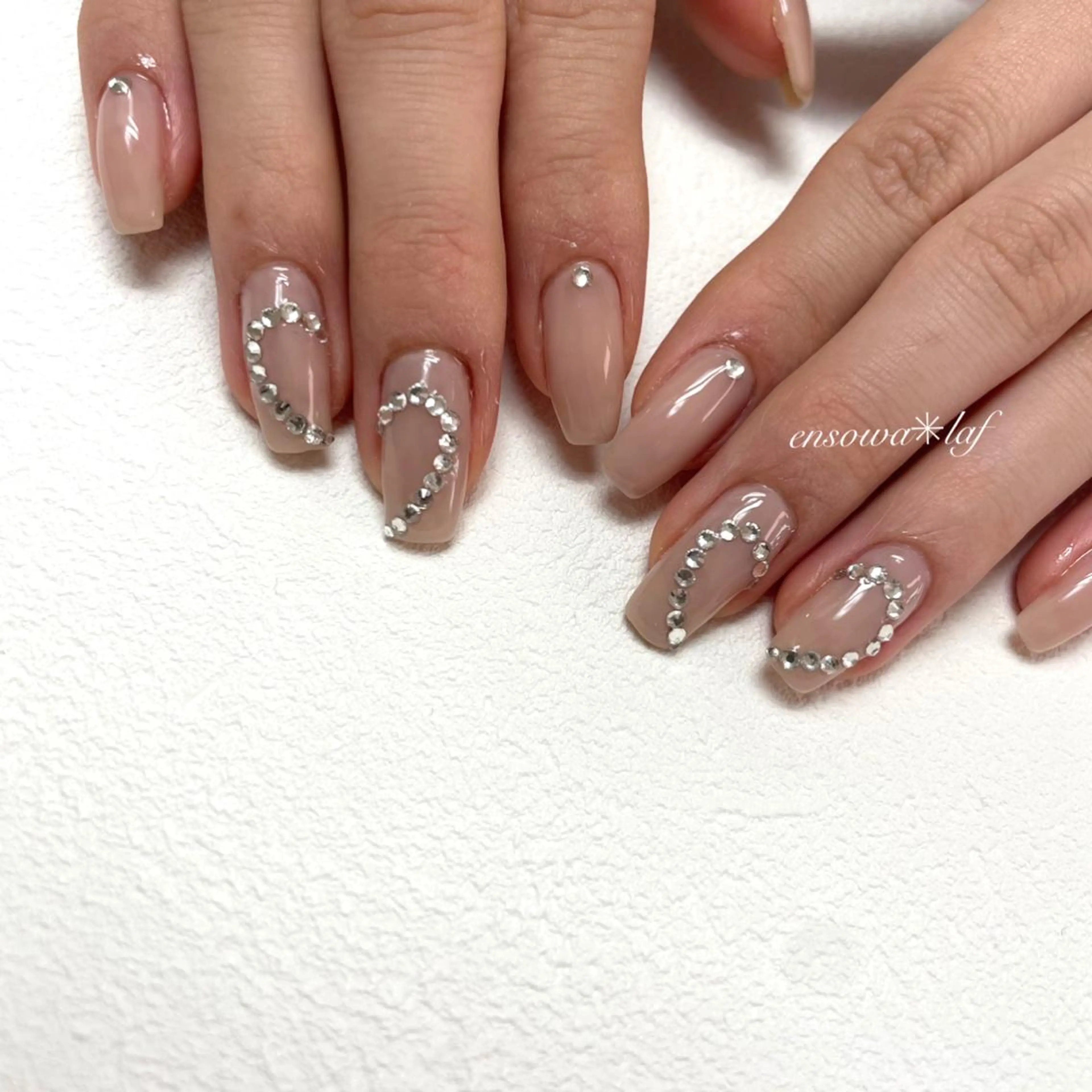 ネイル アートネイル ジェルネイル メンズネイル ニュアンスネイル ワンカラーネイル ensowa✱laf NAILのネイルデザイン