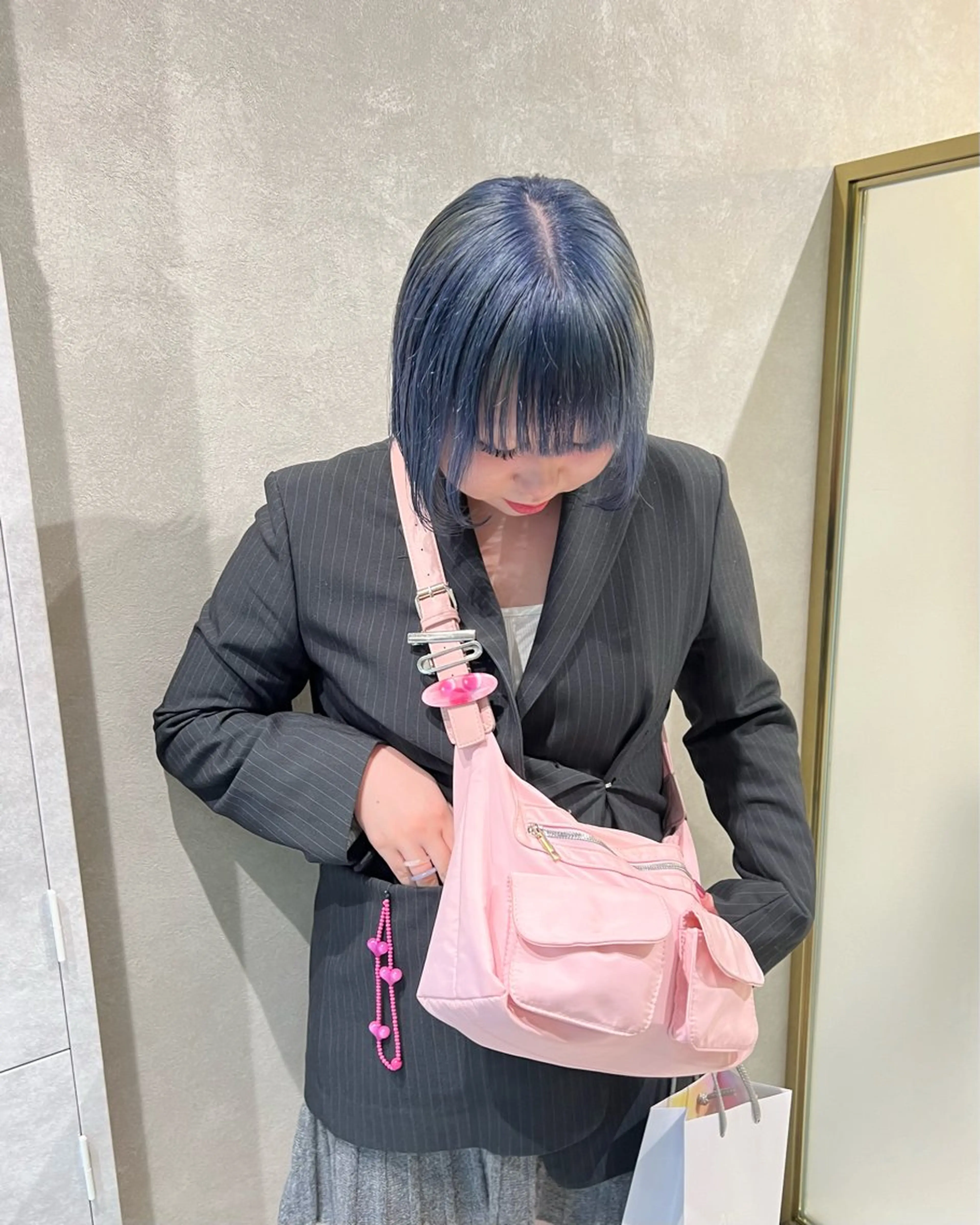 ショート ヘアカラー トリートメント ヘアセット 韓国風艶カラー 🇰🇷🩶/REIのヘアスタイル