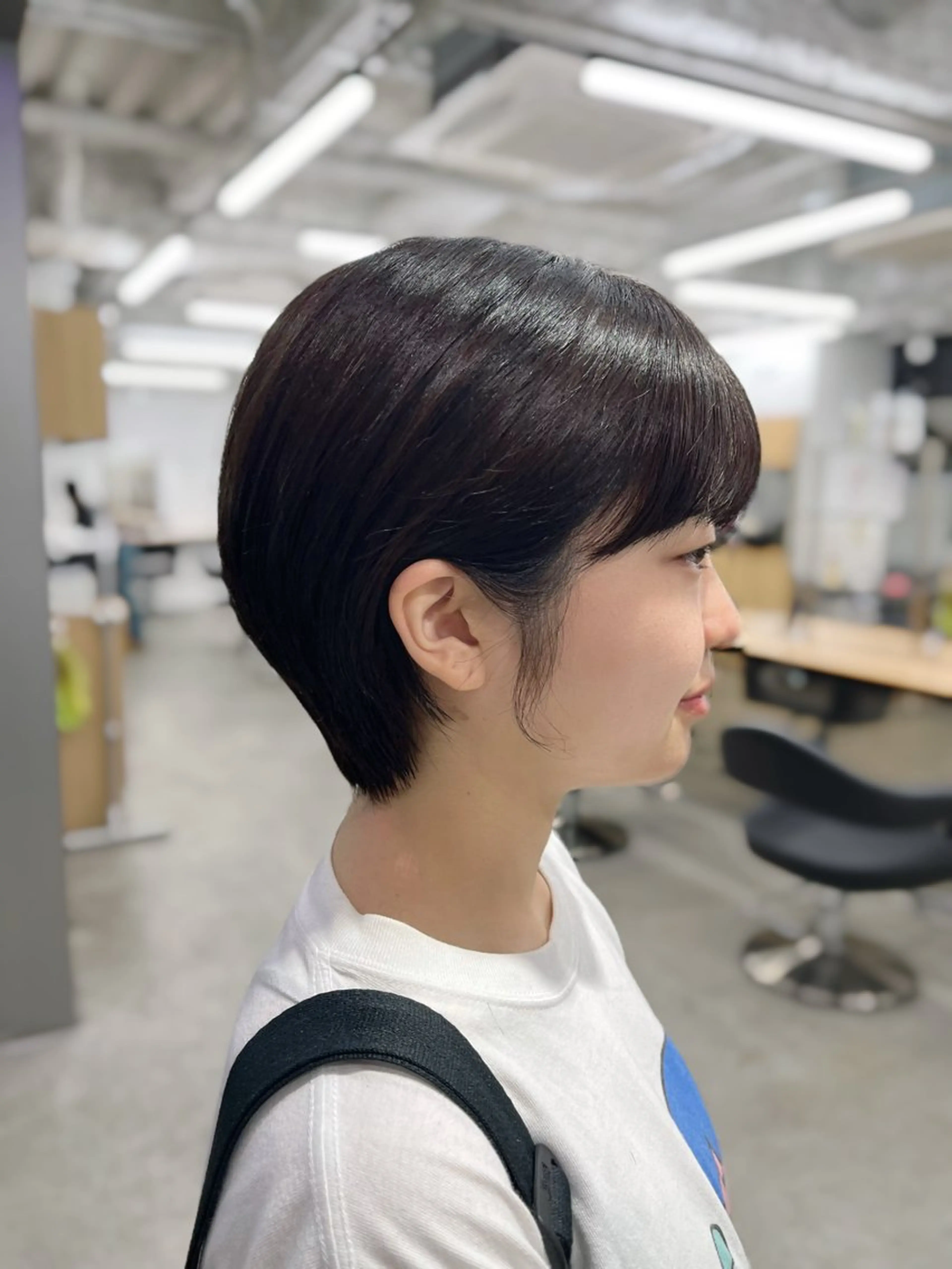 ショート 縮毛矯正/ハイトーン /パーマ/前原汐🎐のヘアスタイル