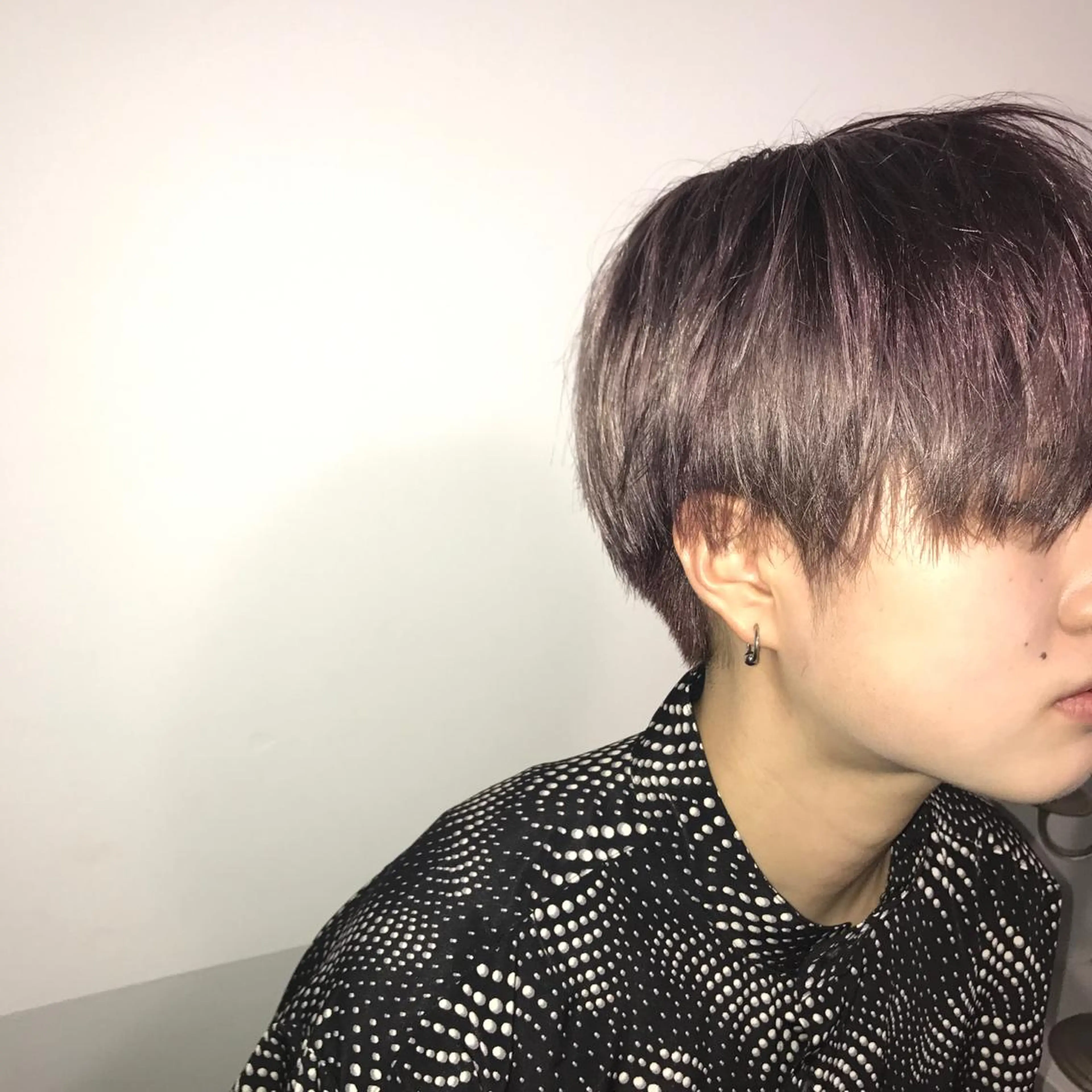 ショート カラー Aust hair Stella新宿所属・Yuki☺︎パーマ レイヤーカットウルフのヘアスタイル