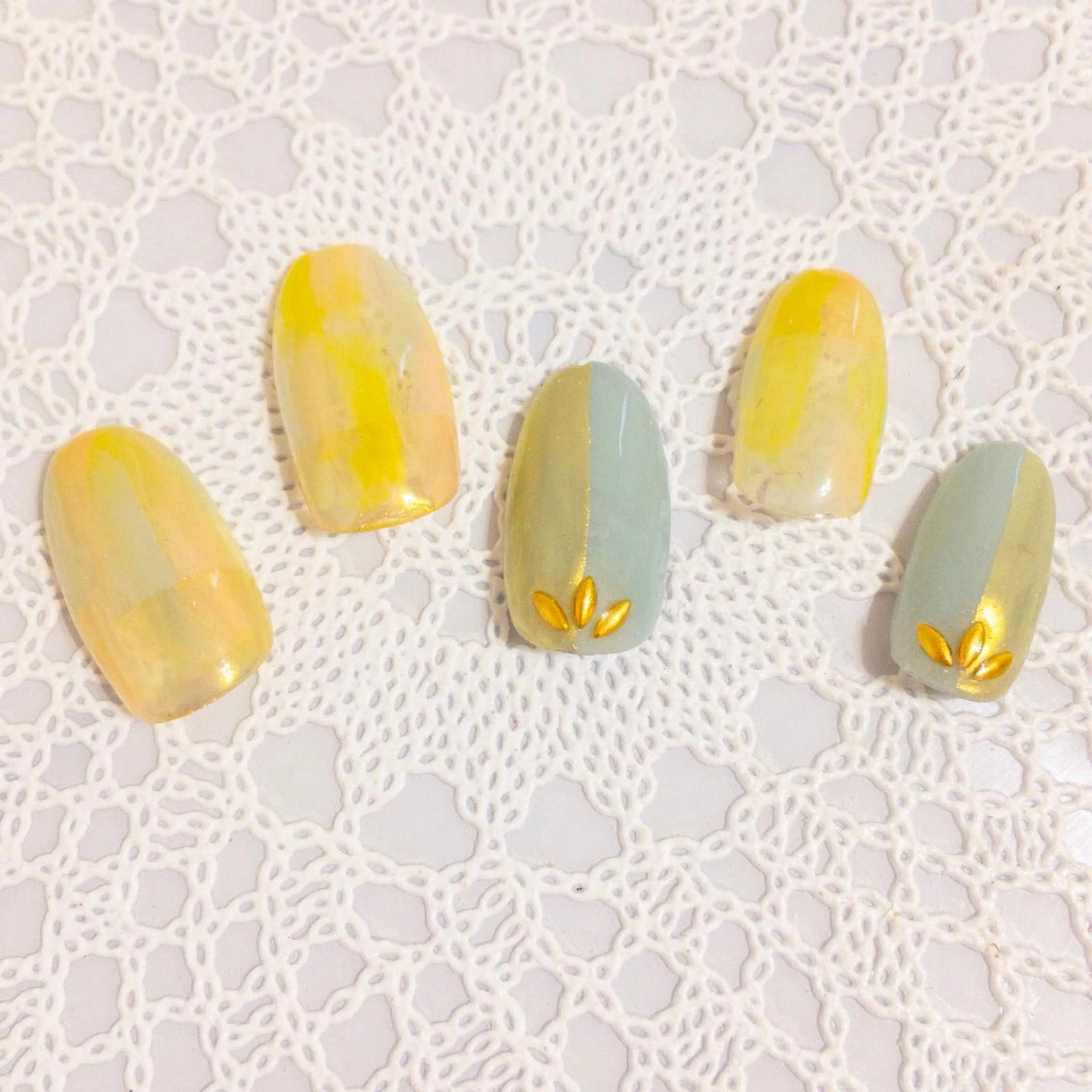 ネイル 春ネイル TiaryNail まほのネイルデザイン