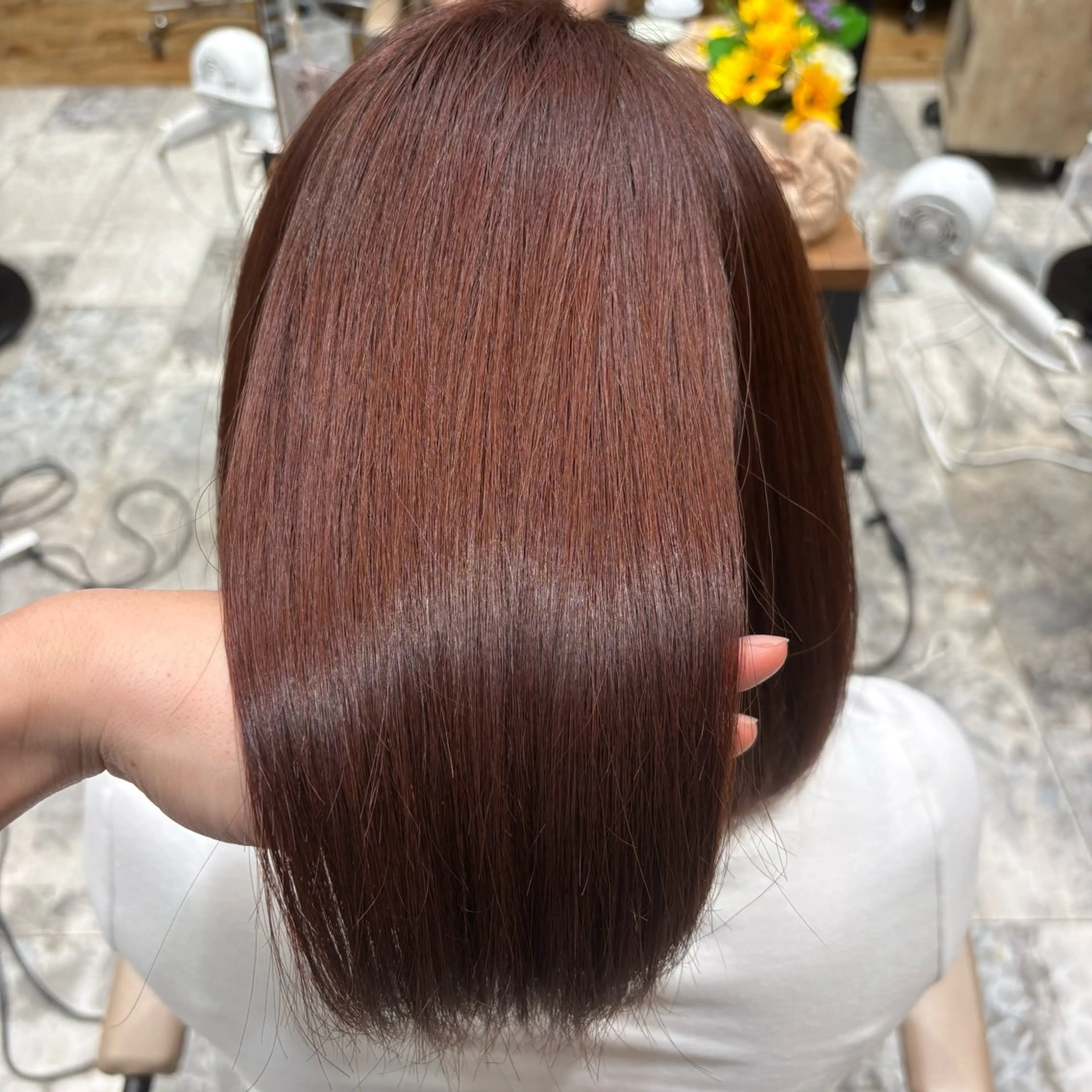 ショート カラー ヘアカラー トリートメント 大木 唯月のヘアスタイル