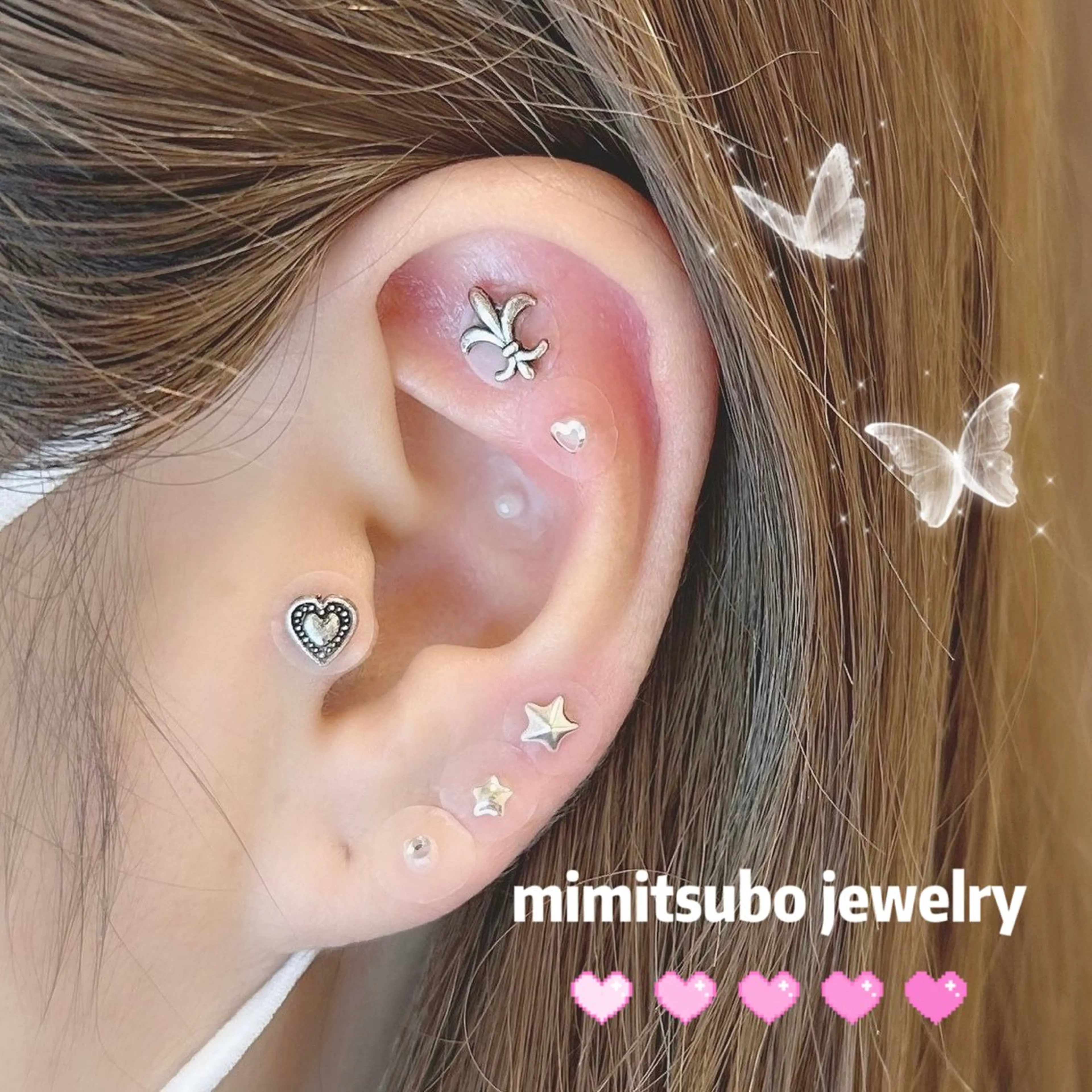 耳ツボジュエリー💎14個まで¥3000の写真