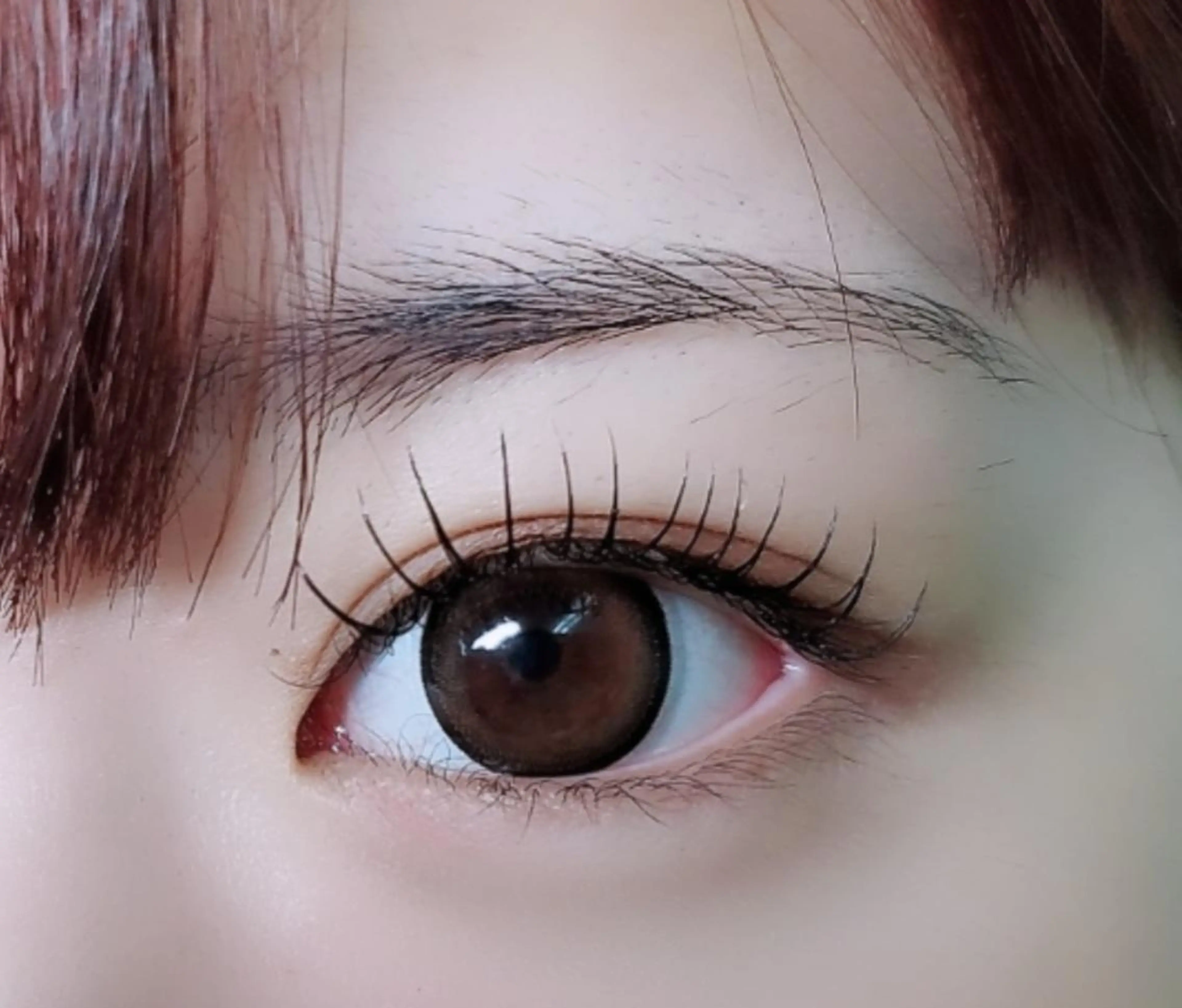 マツエク・マツパ 束感まつ毛 韓国風マツエク ナチュラル eyelashsalon   rocolush 所属・★Hoshino★ 新宿西口 ·͜·🌟のマツエク・マツパデザイン