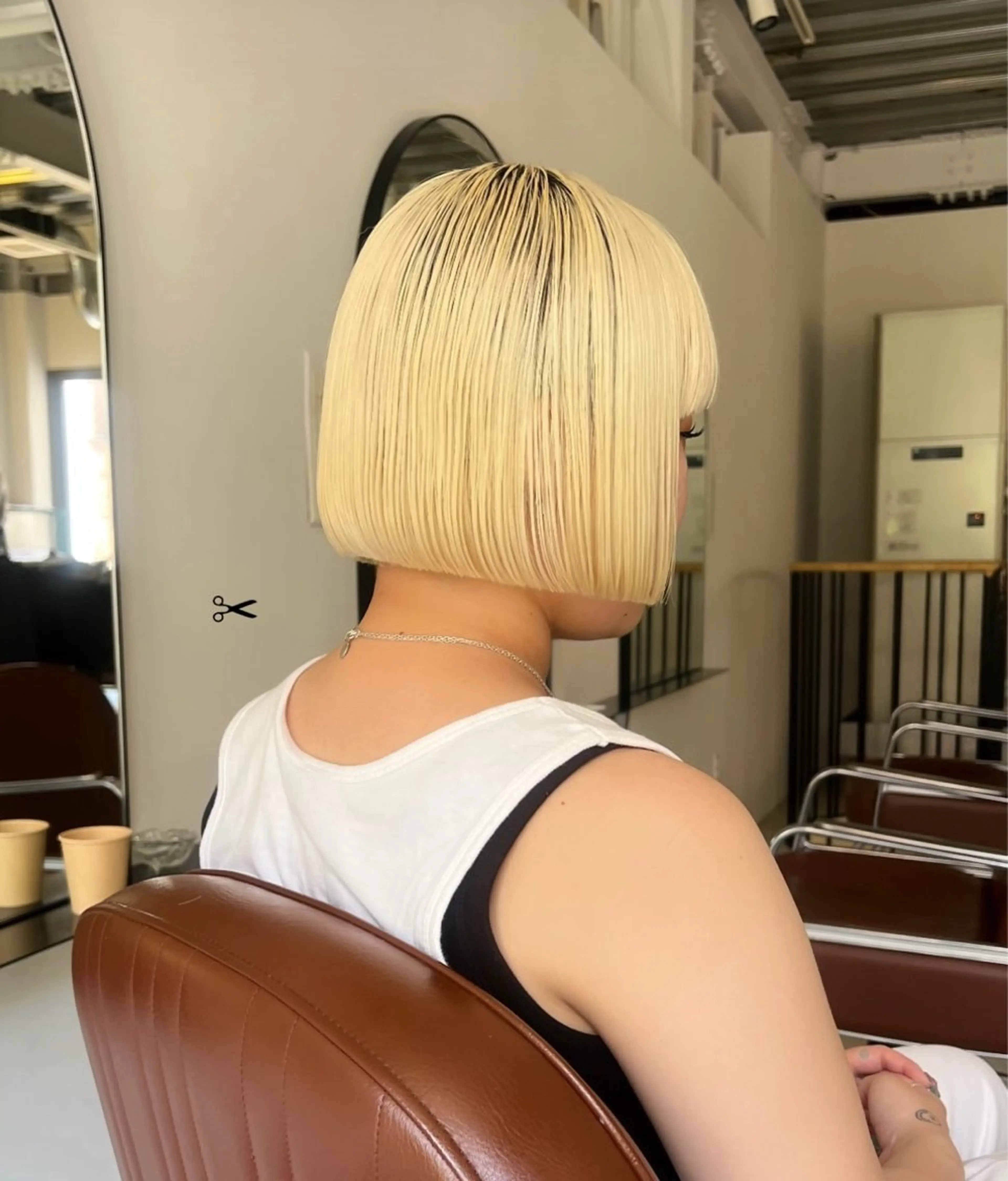 👩🏻‍🦰練習モデル・レディースボブカット👩🏻‍🦰の写真