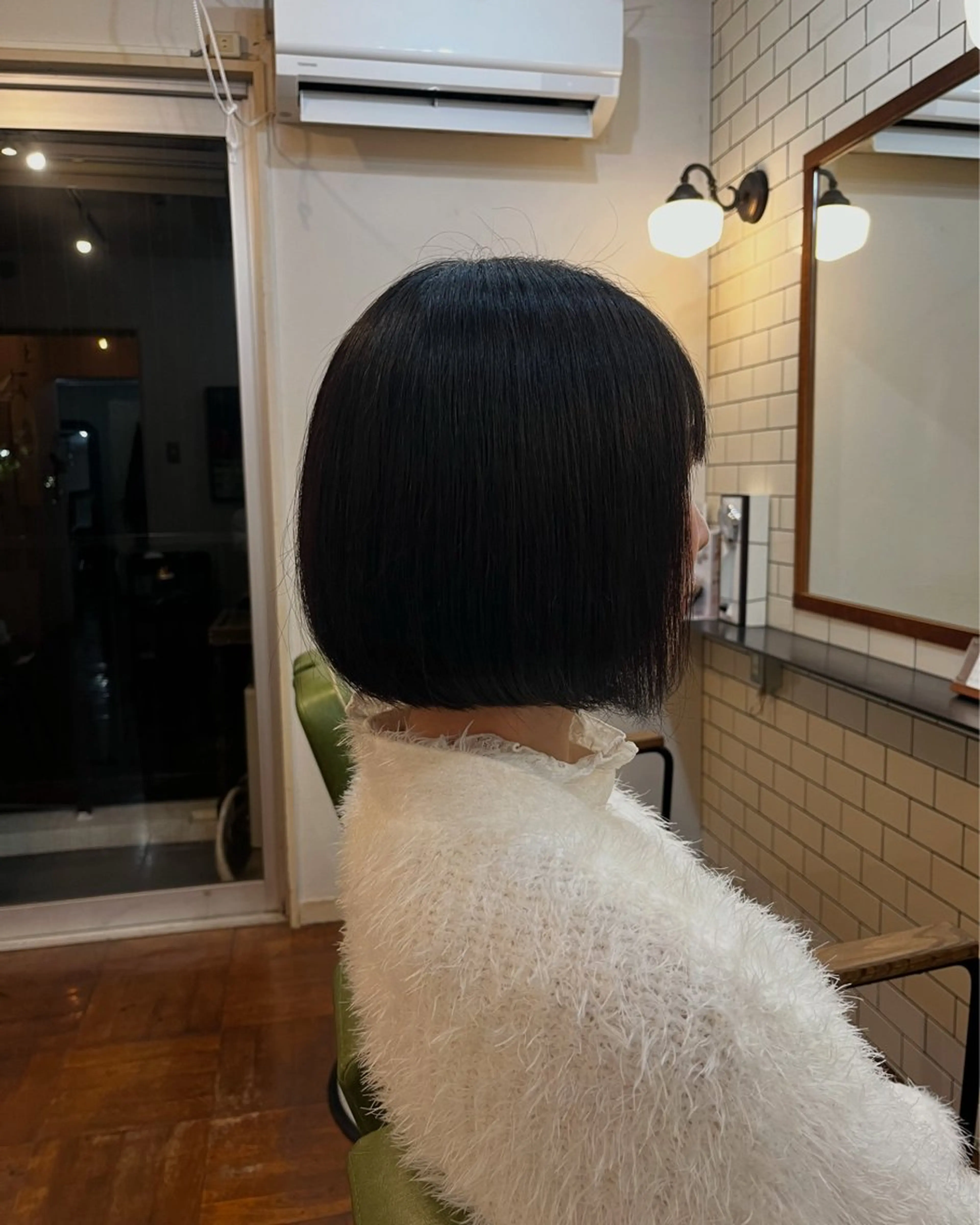 ショート カラー 切りっぱなしボブ ボブ 顔周りカット 似合わせカット 丸みショート🌙 タッセルボブ/井上翔のヘアスタイル