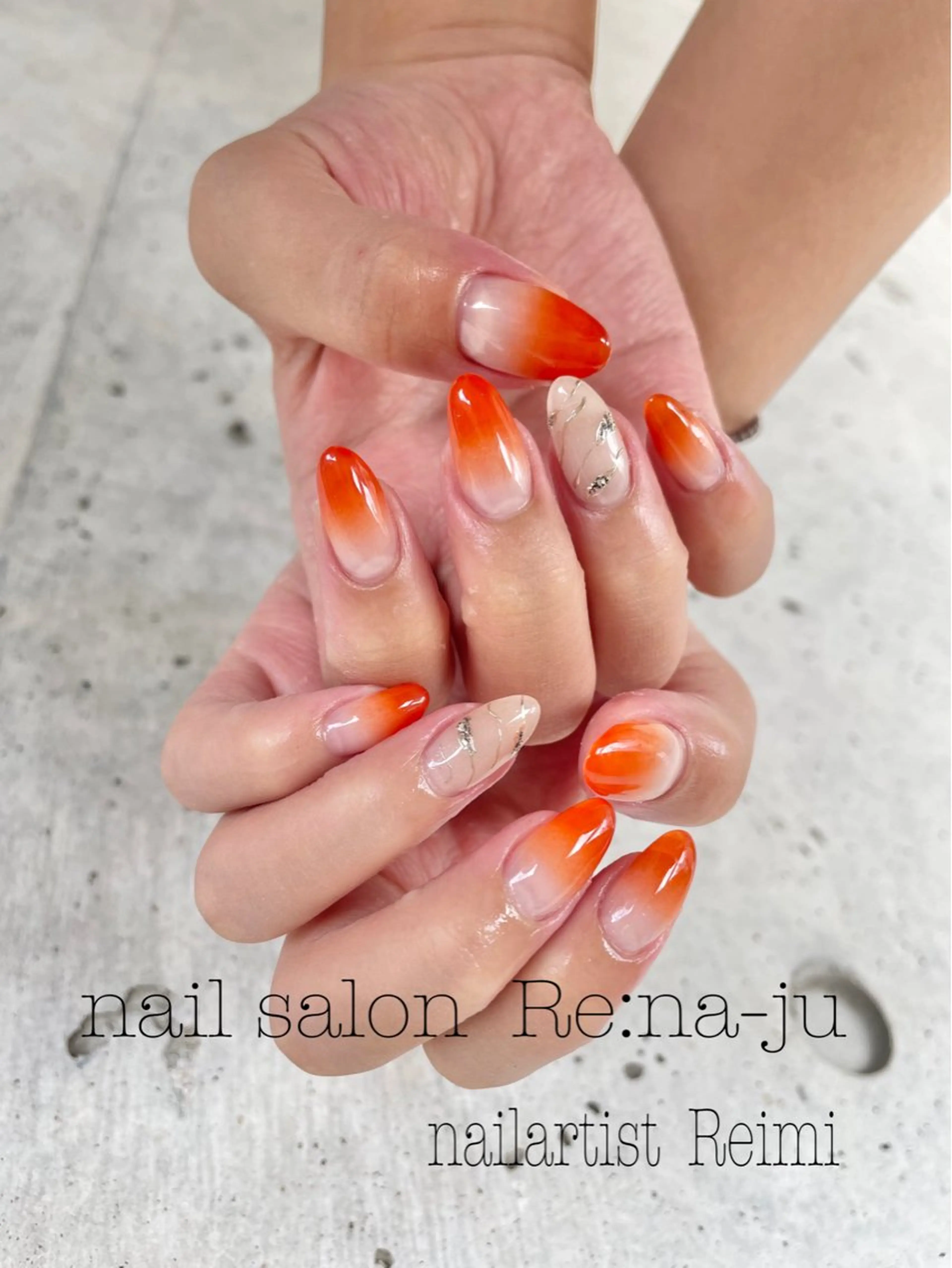 ネイル ハンドネイル nail salon Re:na-juのネイルデザイン