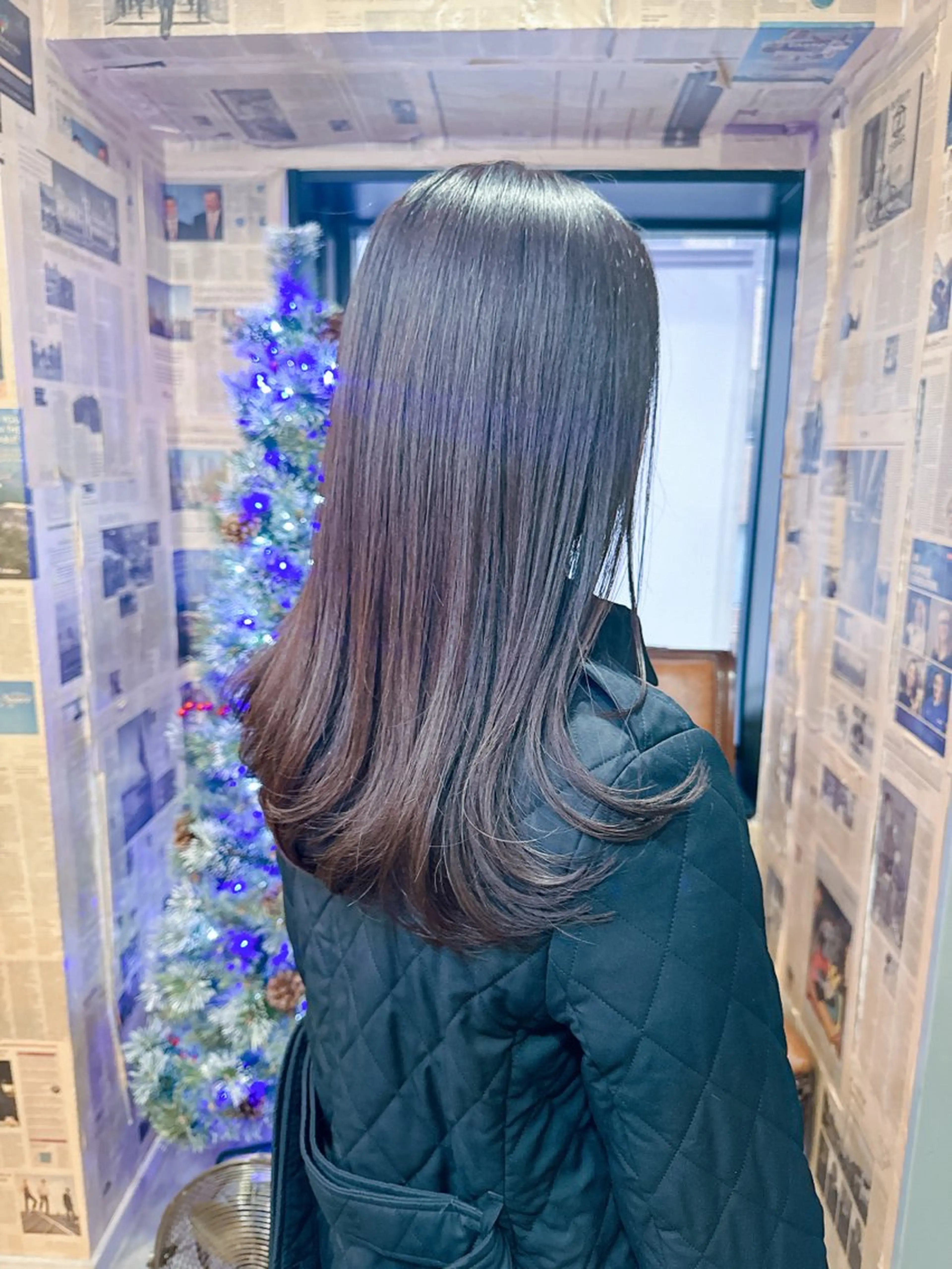 セミロング カラー ベージュカラー ミルクティーベージュ パープルカラー Chic シックのその他イメージ