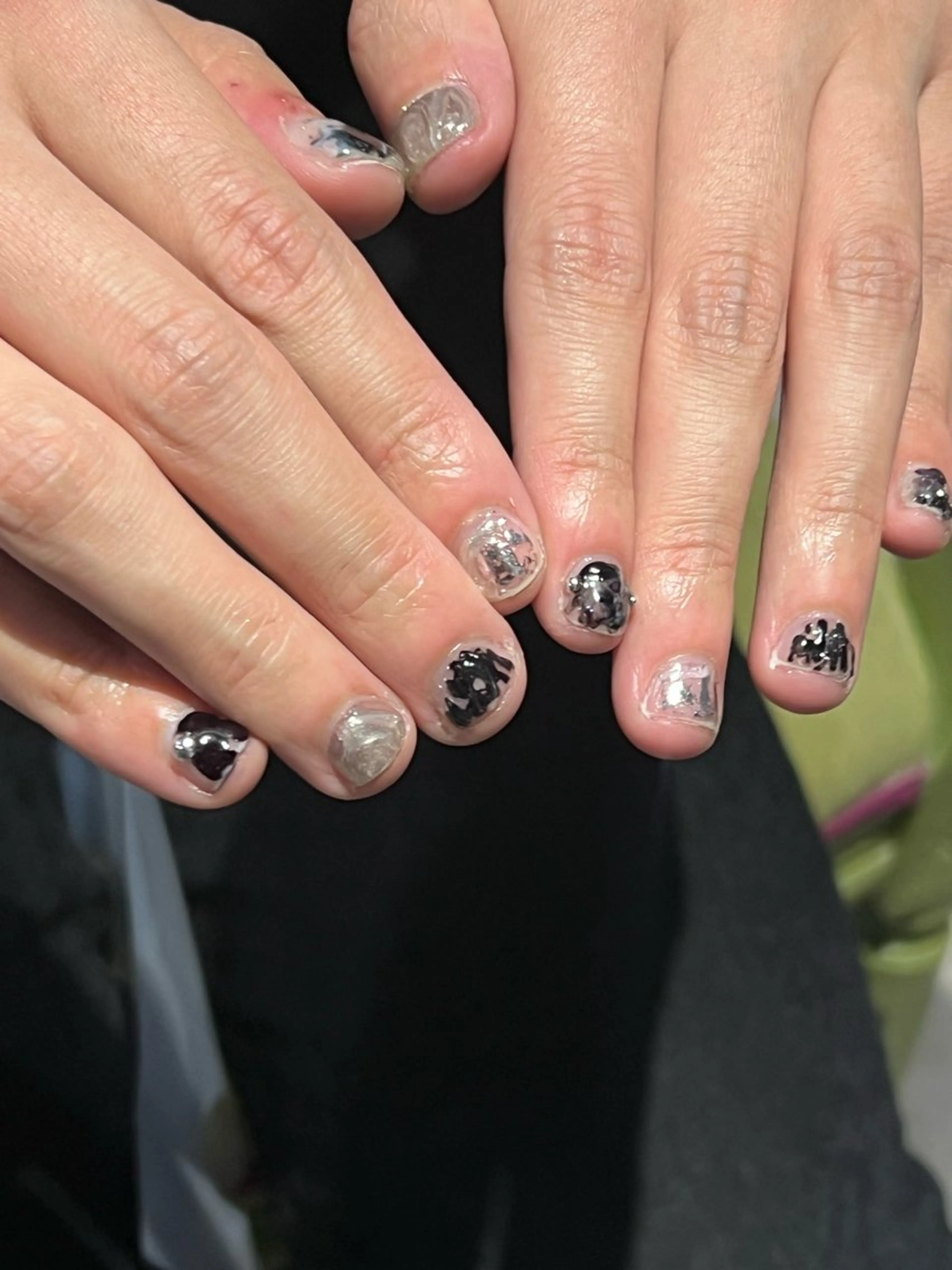 ネイル メンズネイル ハンドネイル Hata nail 🎀個性派ニュアンスのネイルデザイン