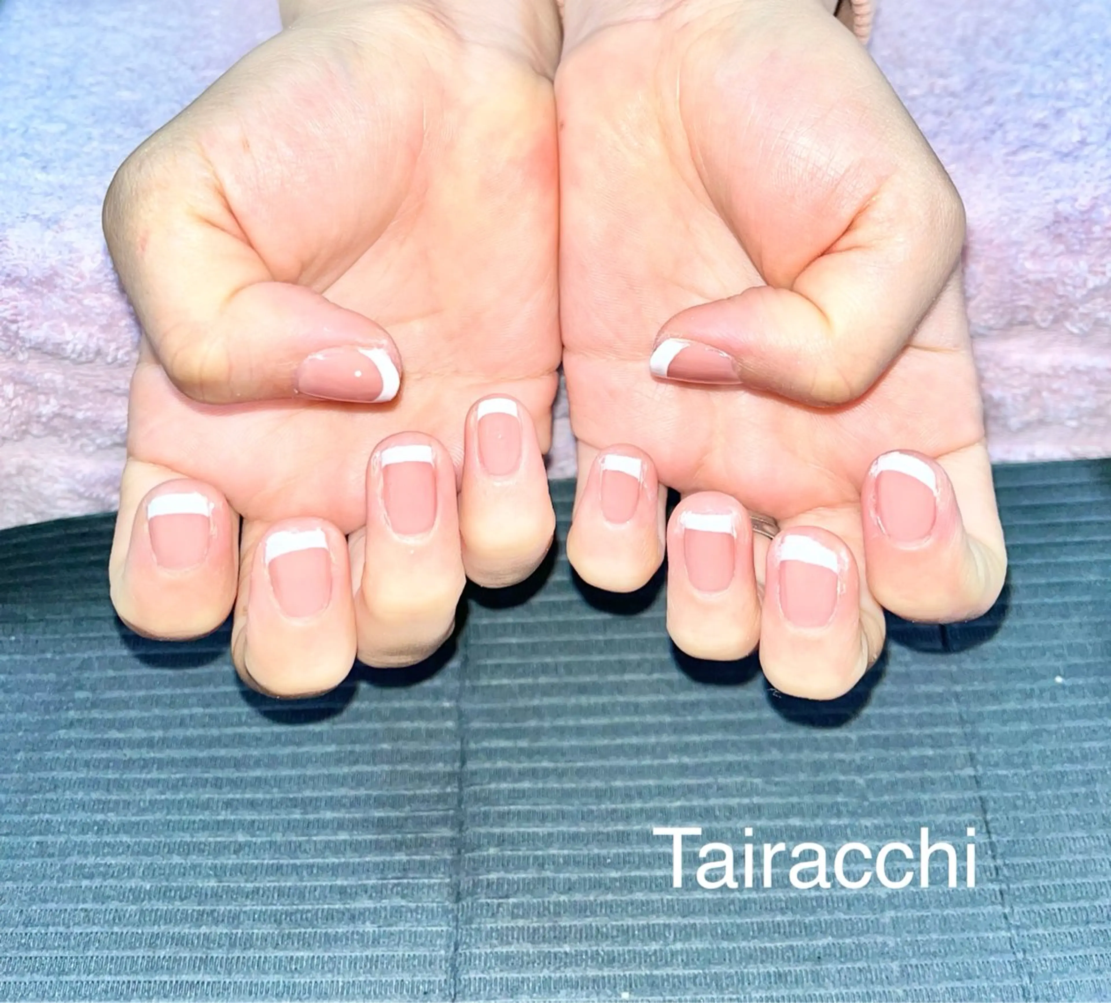 ネイル フレンチネイル Tairacchi ﾀｲﾗｯﾁのネイルデザイン