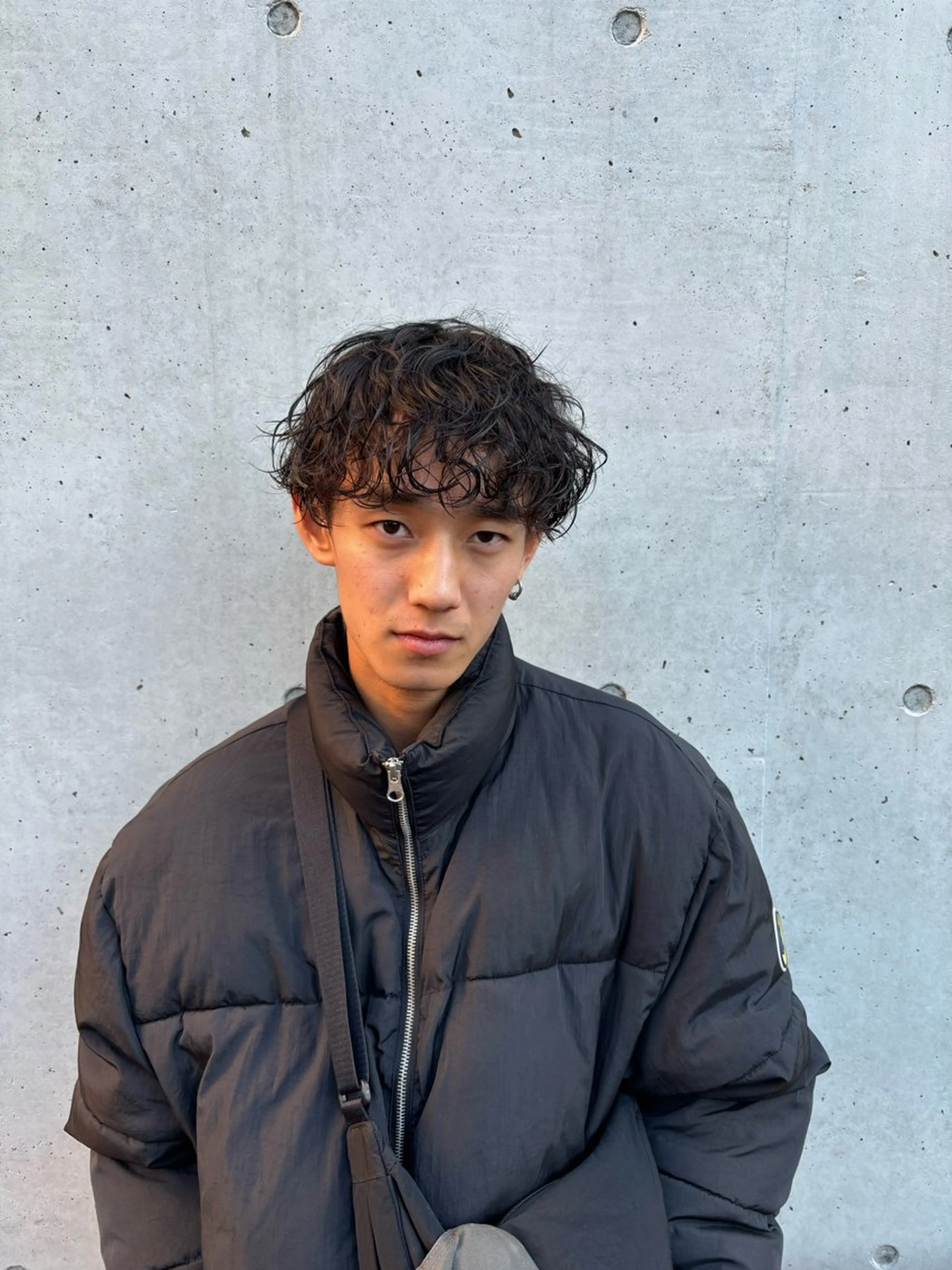 パーマ メンズ メンズパーマ 波巻きパーマ カット パーマ メンズパーマ支配率 No.1🔥坂井那吏のヘアスタイル