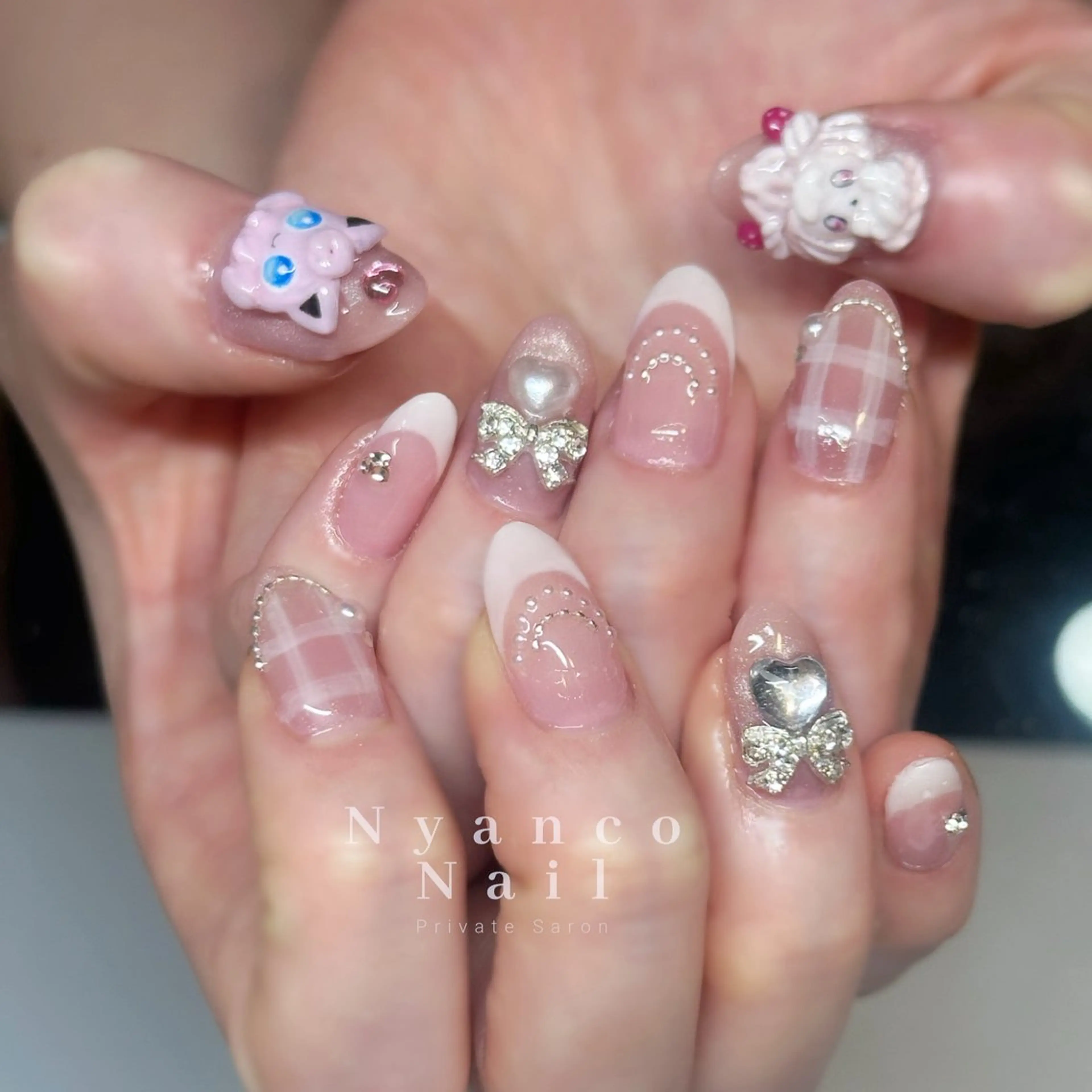 ネイル ジェルネイル 春ネイル Nyanco Nailのネイルデザイン