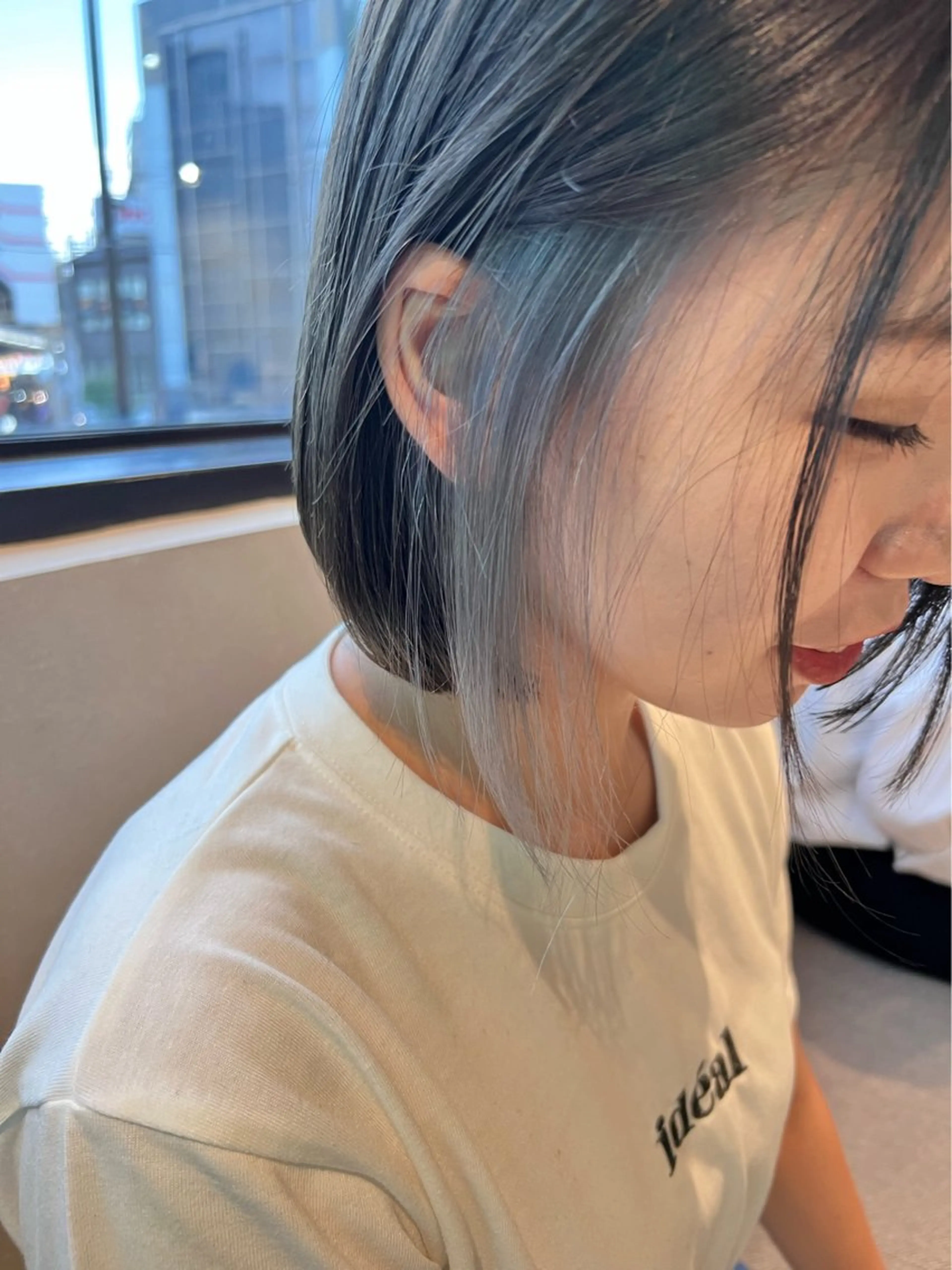 ショート カラー ヘアカラー トリートメント 🌐👽フクイ キララ🌎💎のヘアスタイル