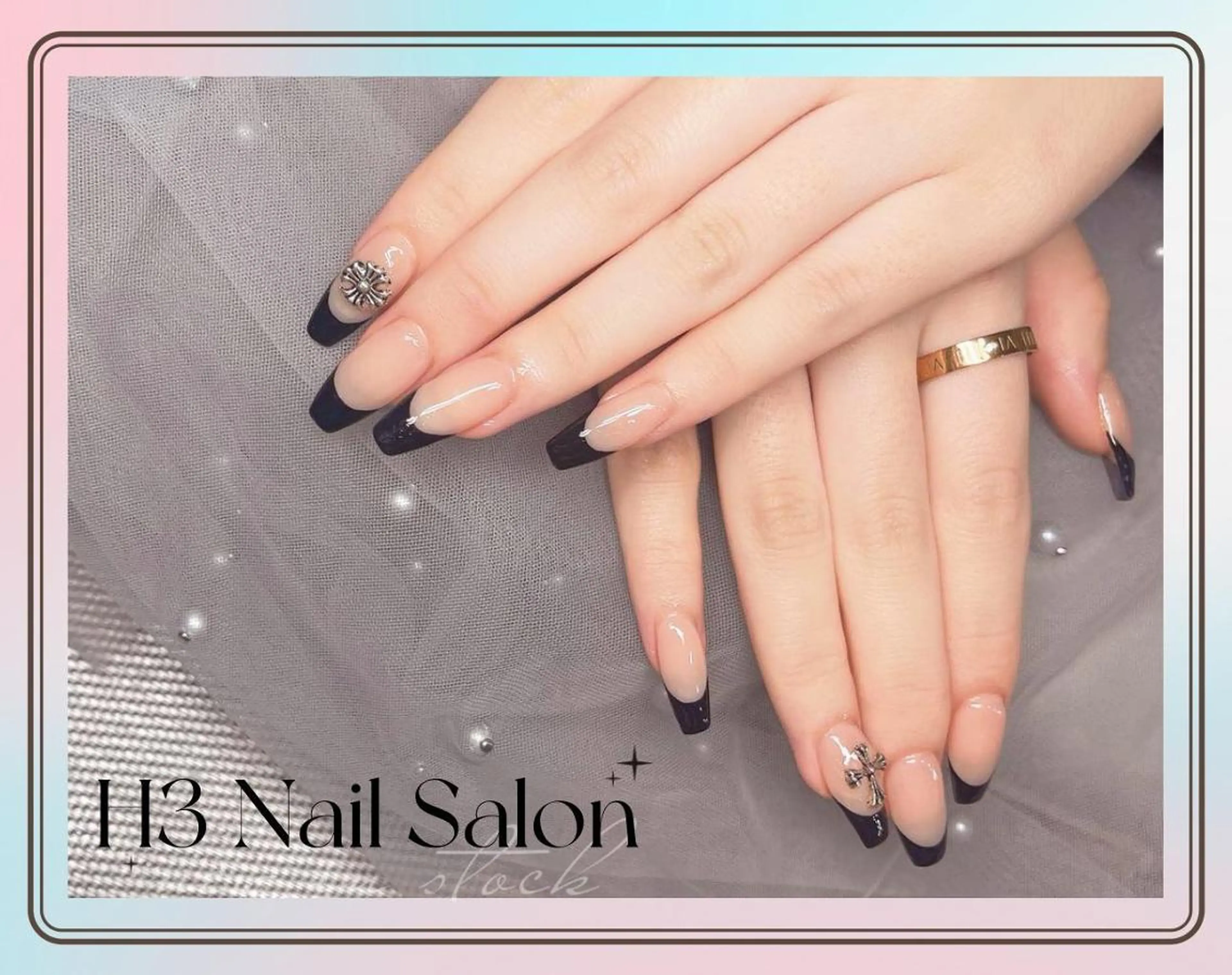 セミロング Dione Nail 長さだし モデル募集のネイルデザイン