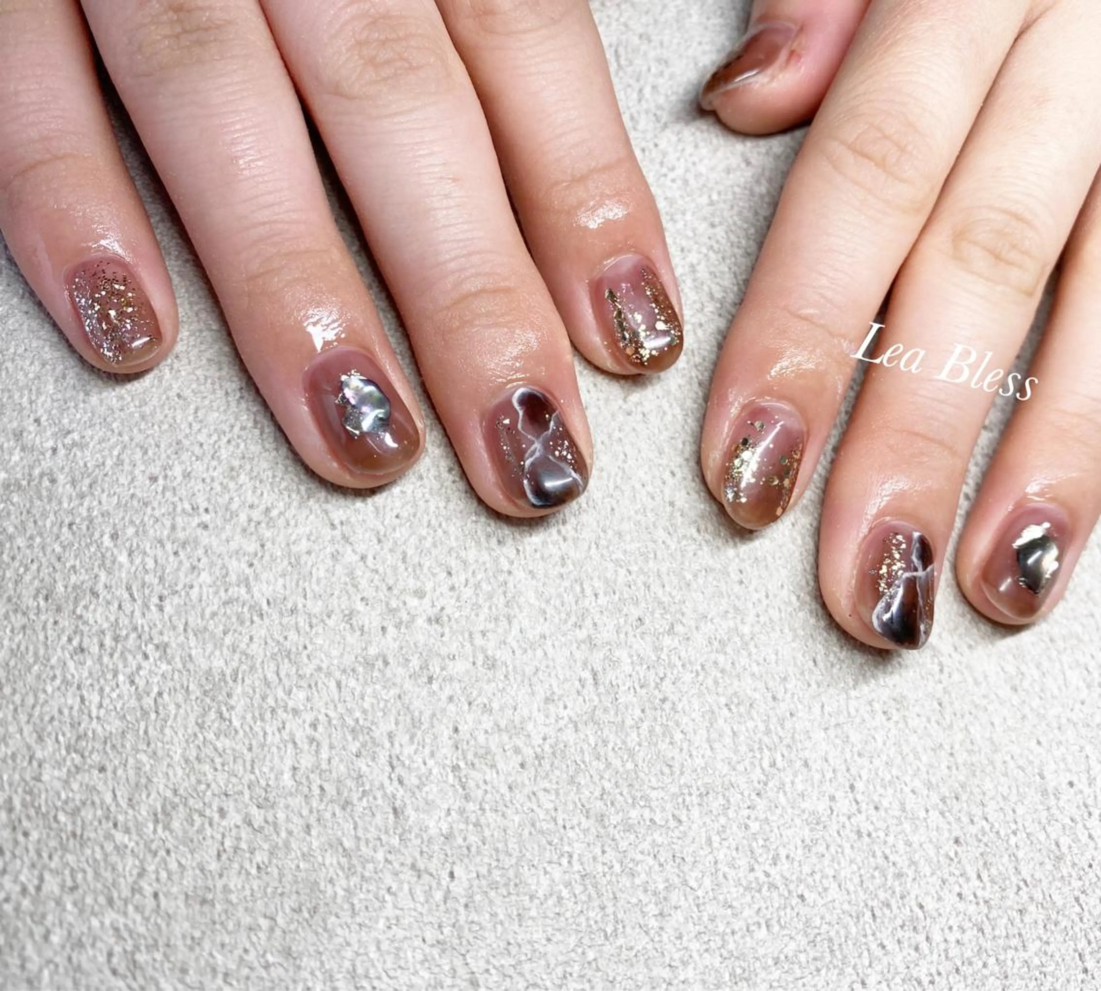 ネイル ハンドネイル Lea Bless 河原町のネイルデザイン