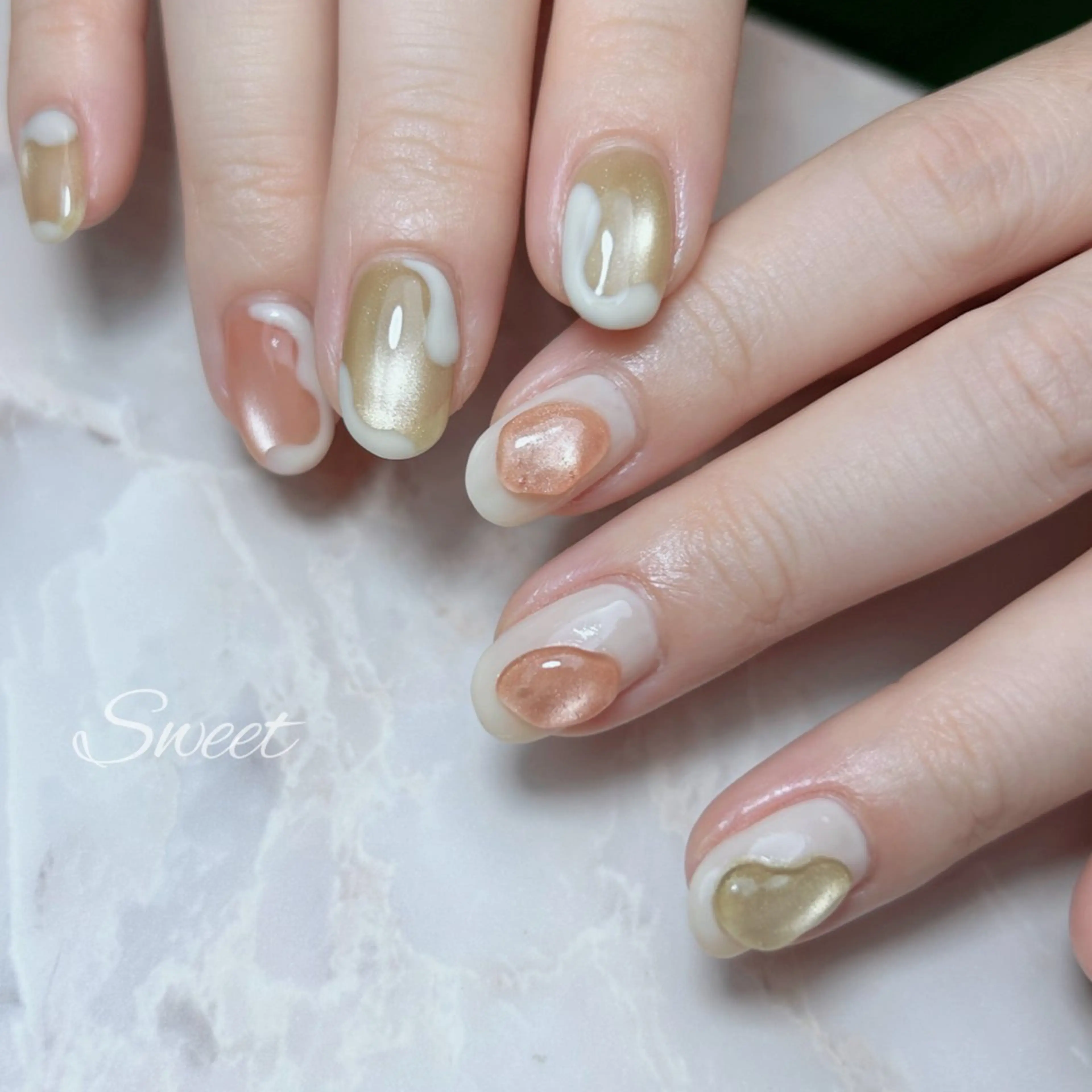 ネイル sweet 仲野陽子のネイルデザイン