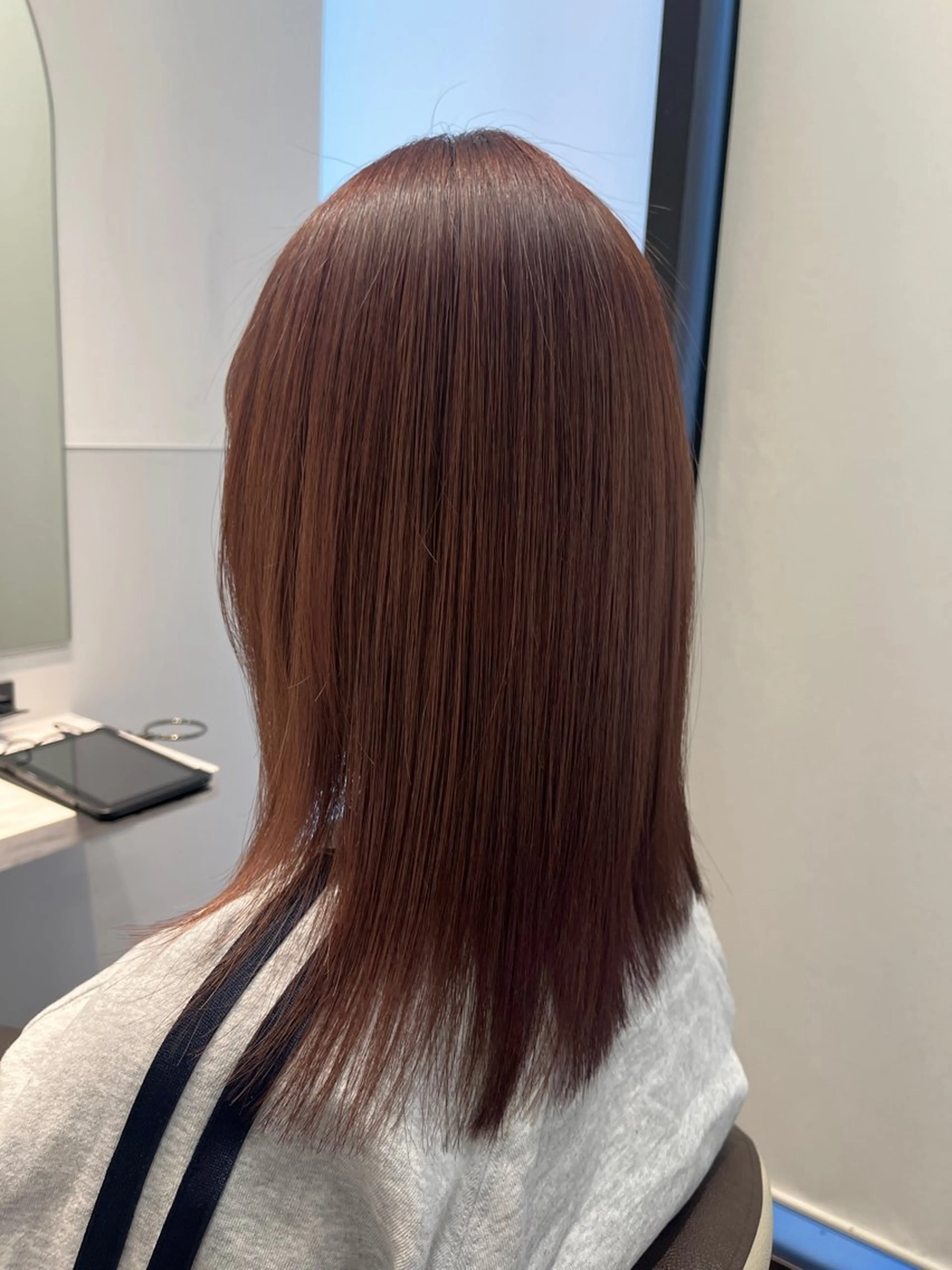 ミディアム カラー 髪質改善 トリートメント unu hair所属・藤井 仁紀のヘアスタイル