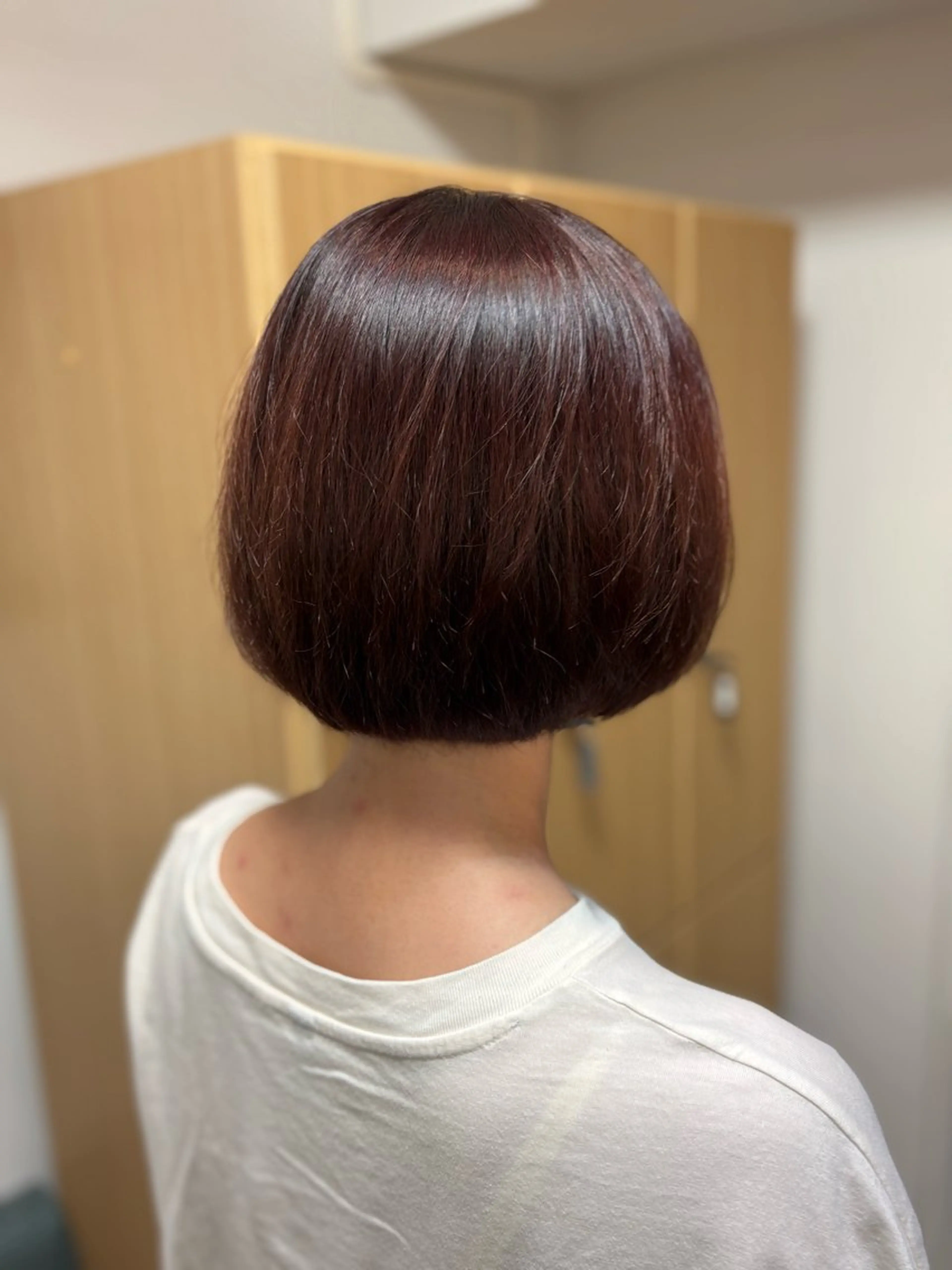 ショート ボブレイヤー ボブ レイヤーカット 宇田 真基のヘアスタイル