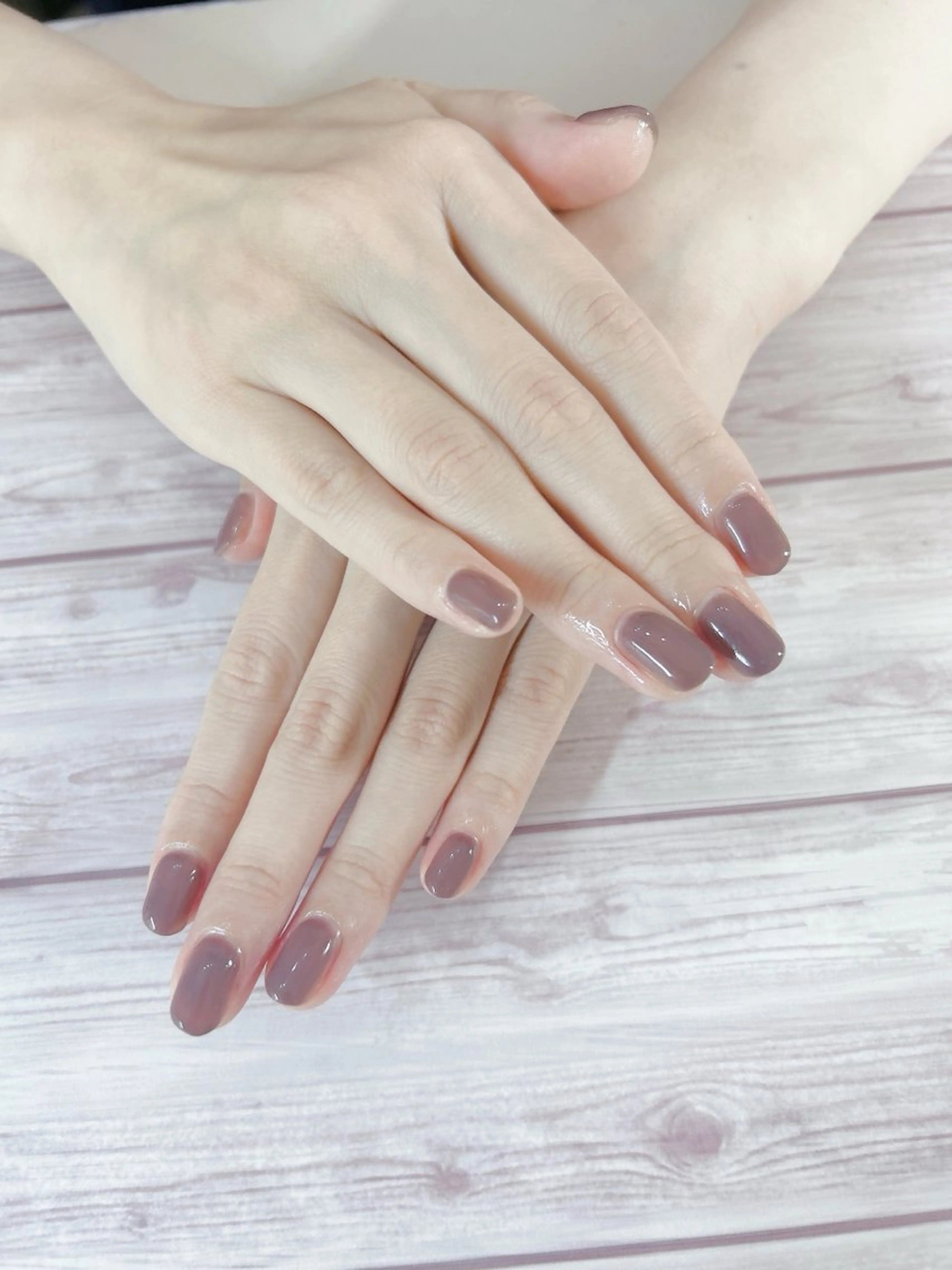 ネイル ワンカラーネイル MYu Beauty Salon YURIのネイルデザイン