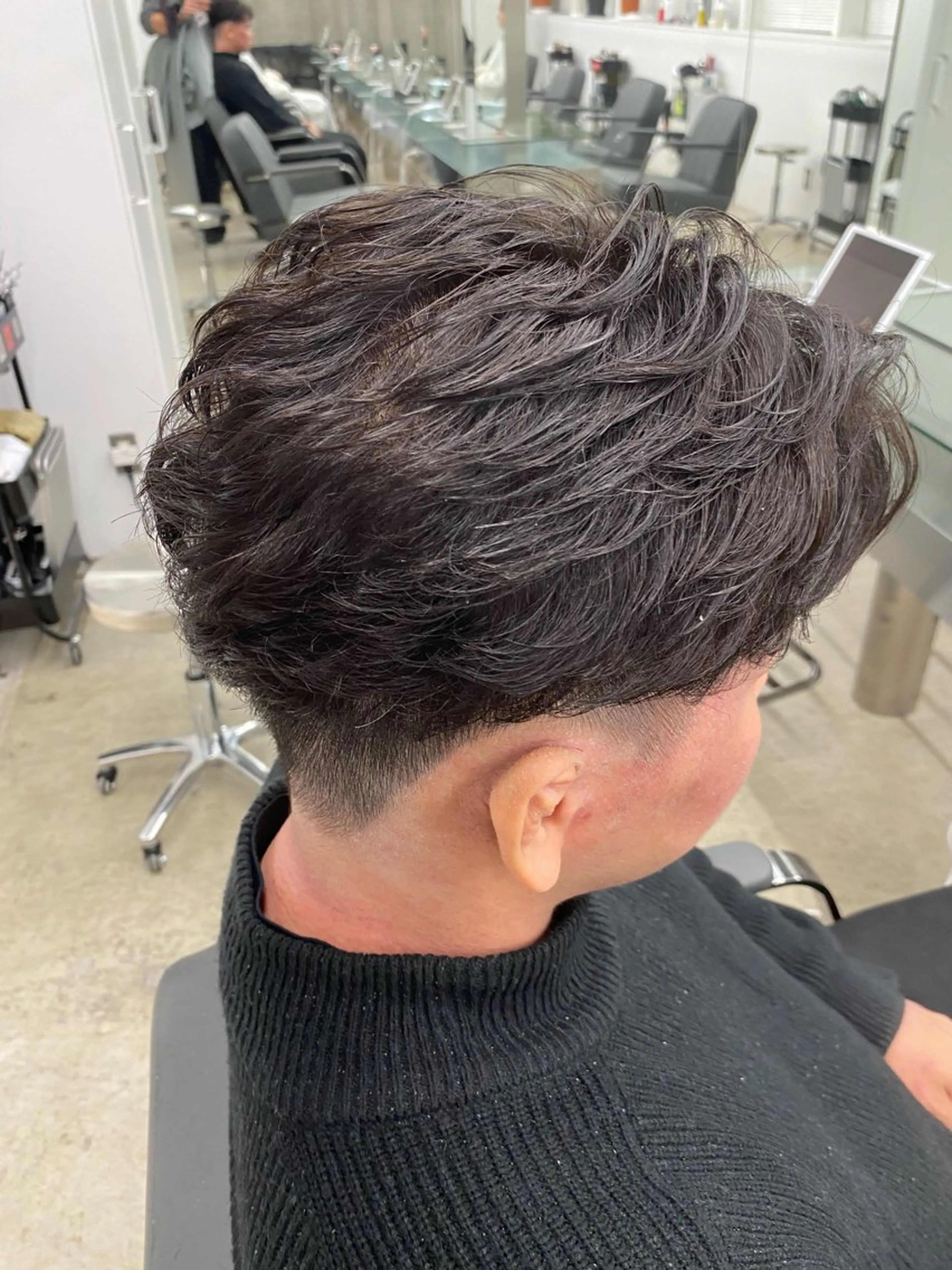 パーマ メンズ カット パーマ パーマ特化/フェザー パーマシャドウ/真生のヘアスタイル