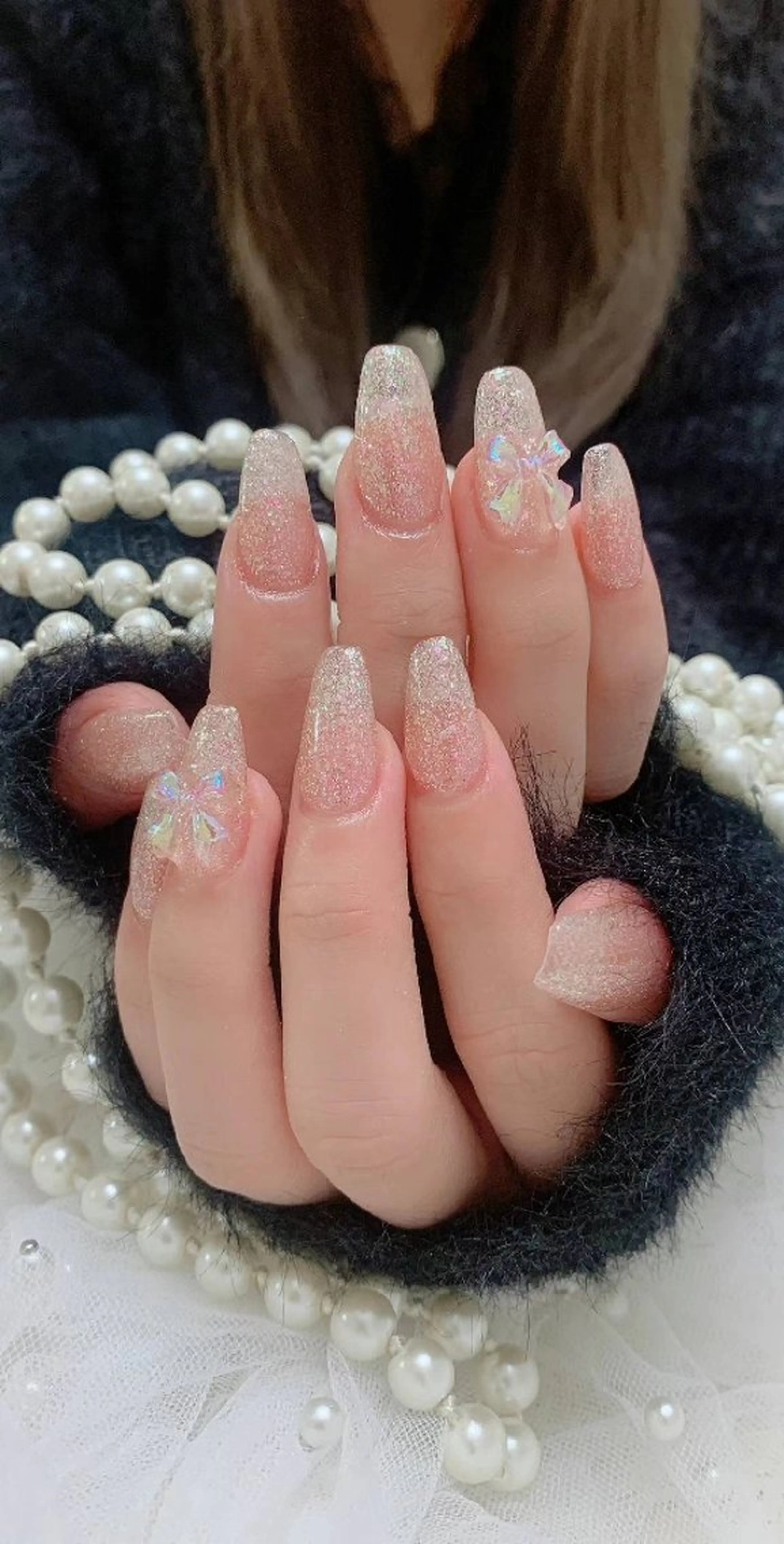 ネイル フットネイル ジェルネイル ラメ(グリッター) ラメグラデーション マグネットネイル シンプルネイル専門店 -snow-高田馬場のネイルデザイン