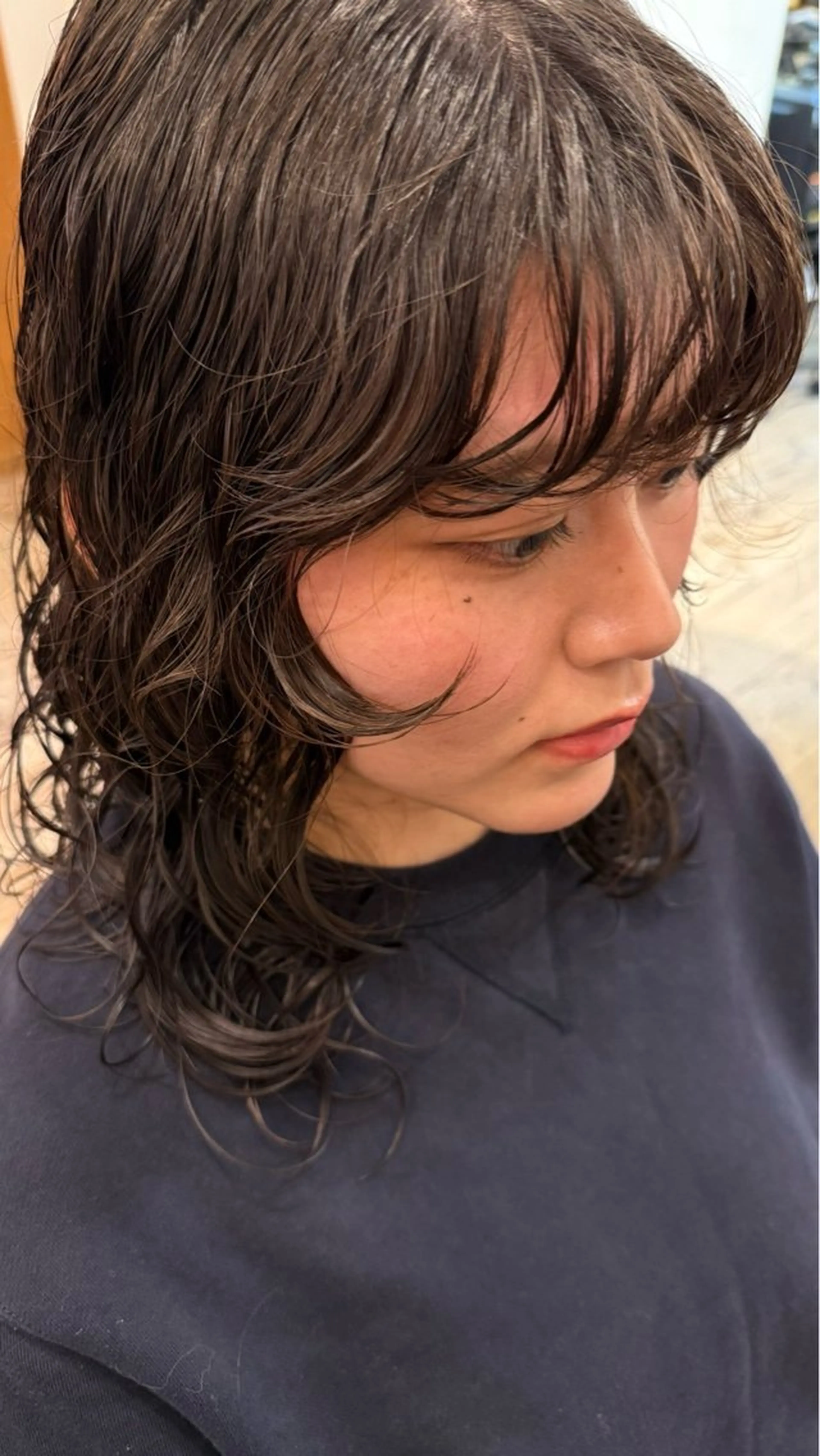 ミディアム パーマ カット パーマ トリートメント 原宿/パーマ 🧺ユウマのヘアスタイル