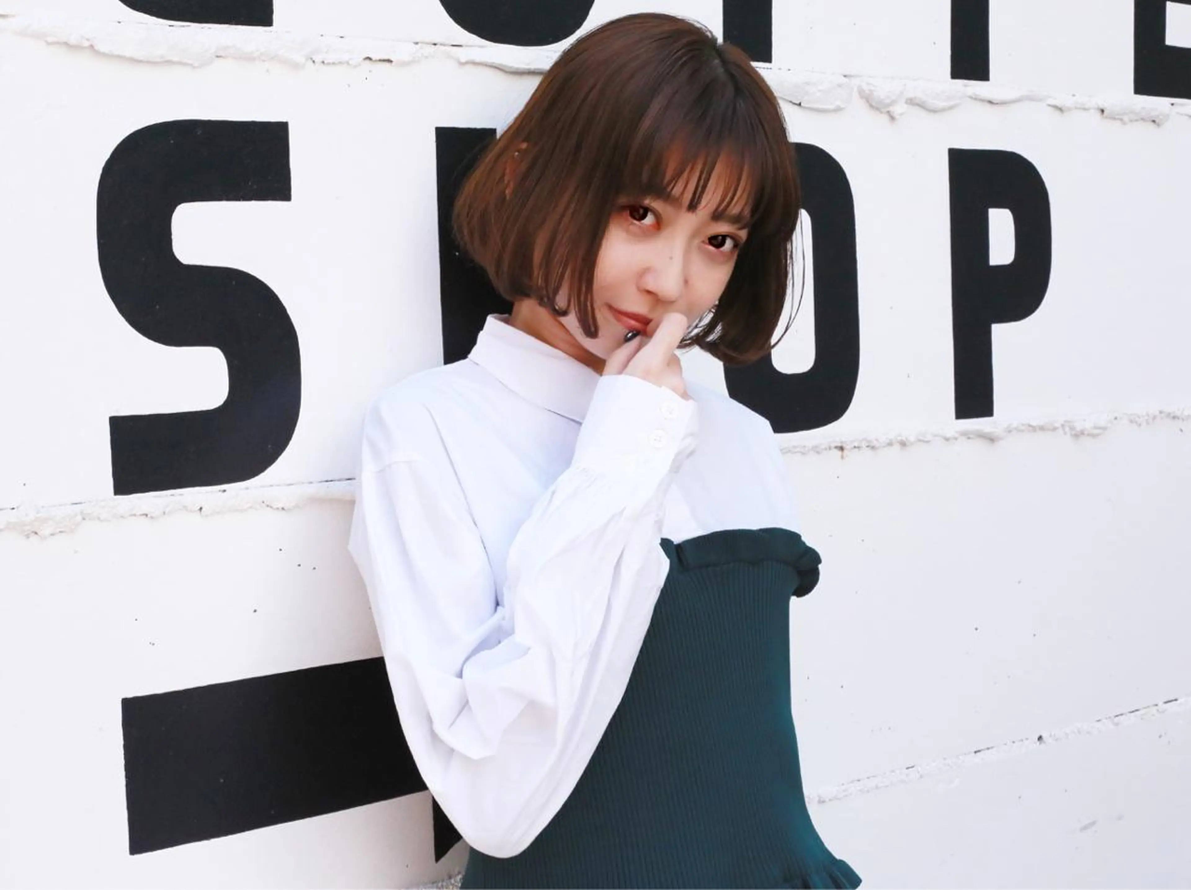 ショート カラー 映える顔周りカット ♥️韓国ヘア"ちぇるのヘアスタイル