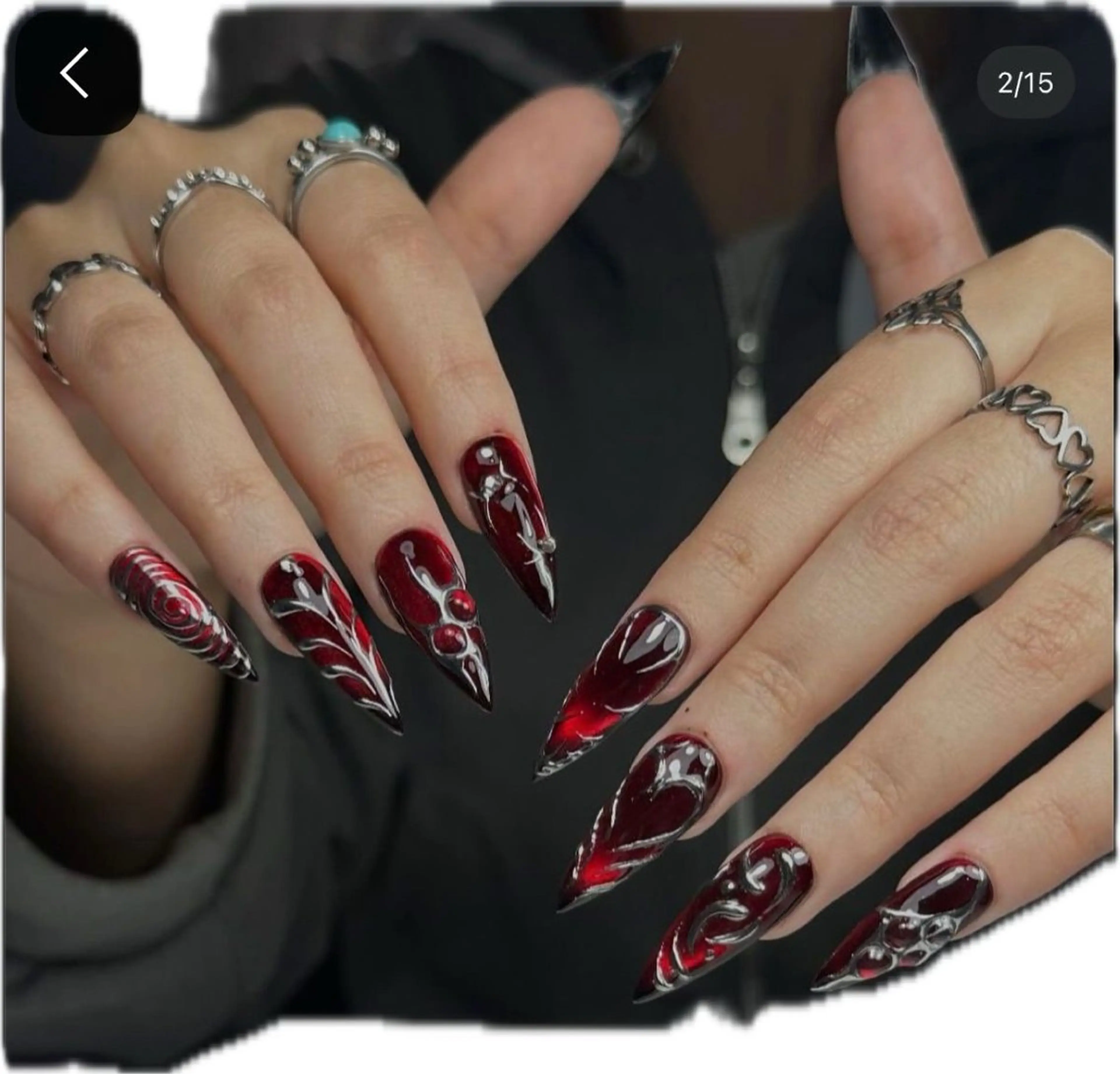 ネイル チークネイル クリアネイル ガーリー キラキラネイル 韓国ネイル ハンドネイル Ume Nail Studioのネイルデザイン