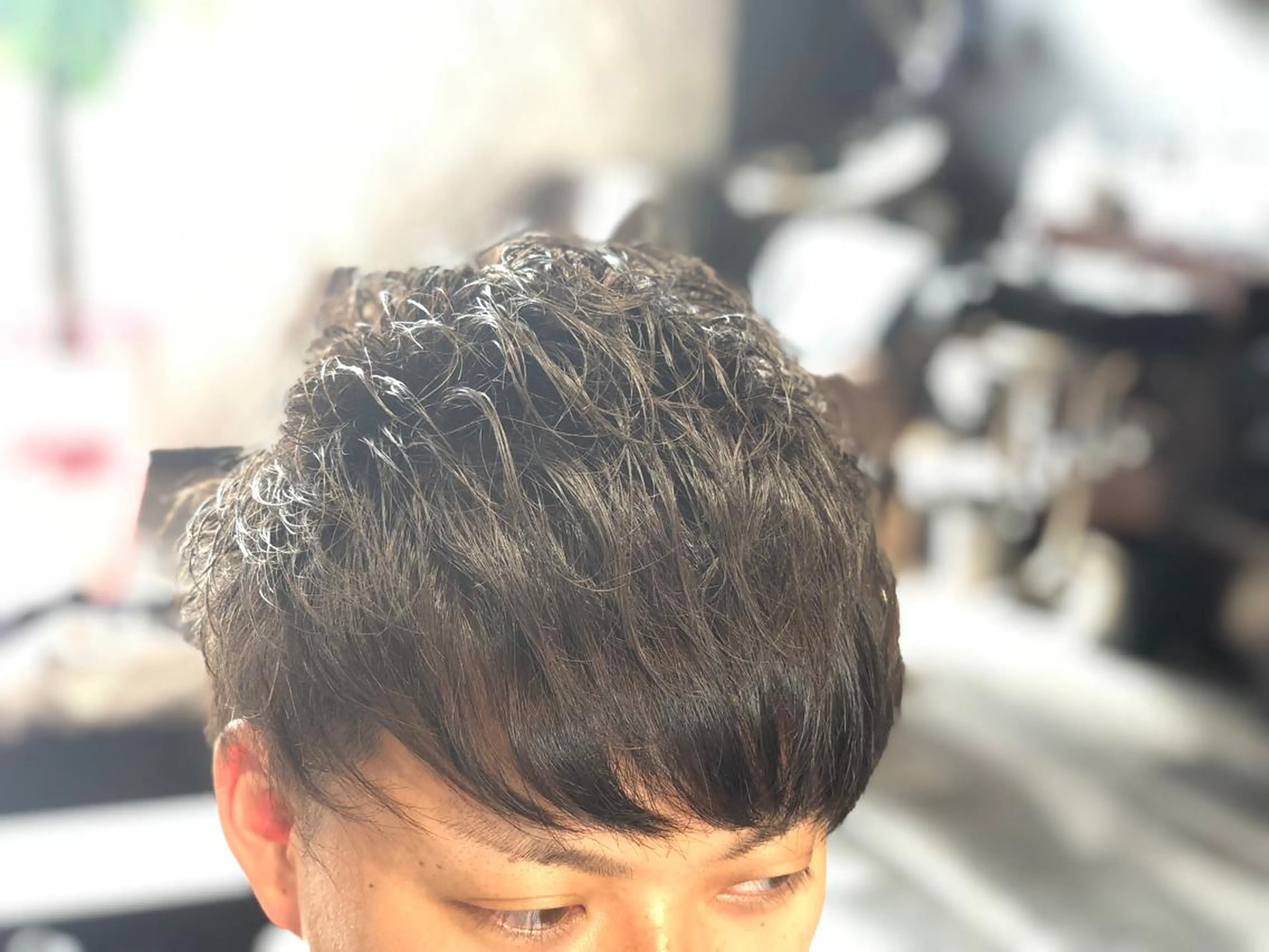 ショート パーマ 田中 就のヘアスタイル