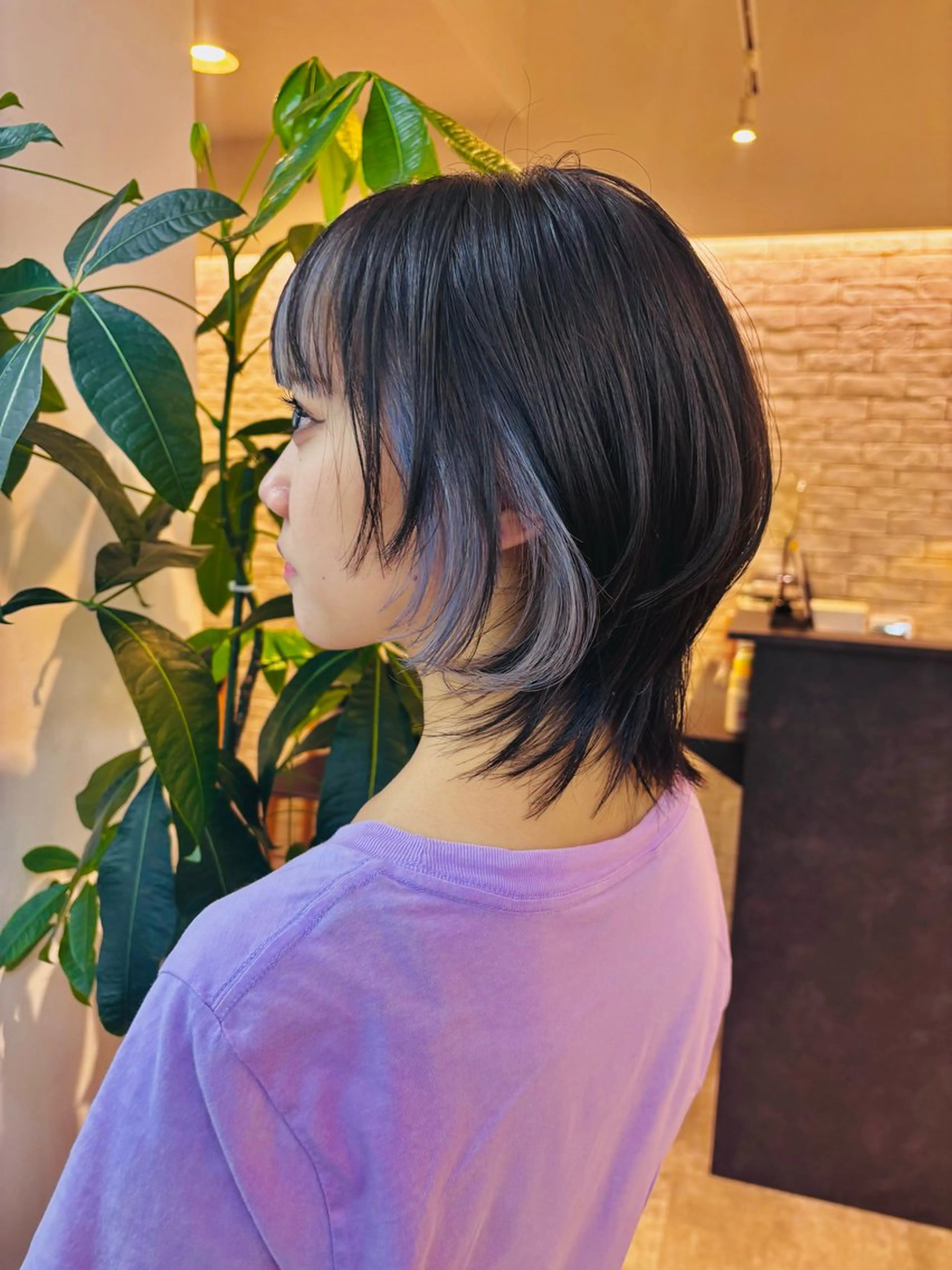 ショート カラー カット ヘアカラー トリートメント Ｖｉｏｔ  銀座 樋口 桃佳のヘアスタイル