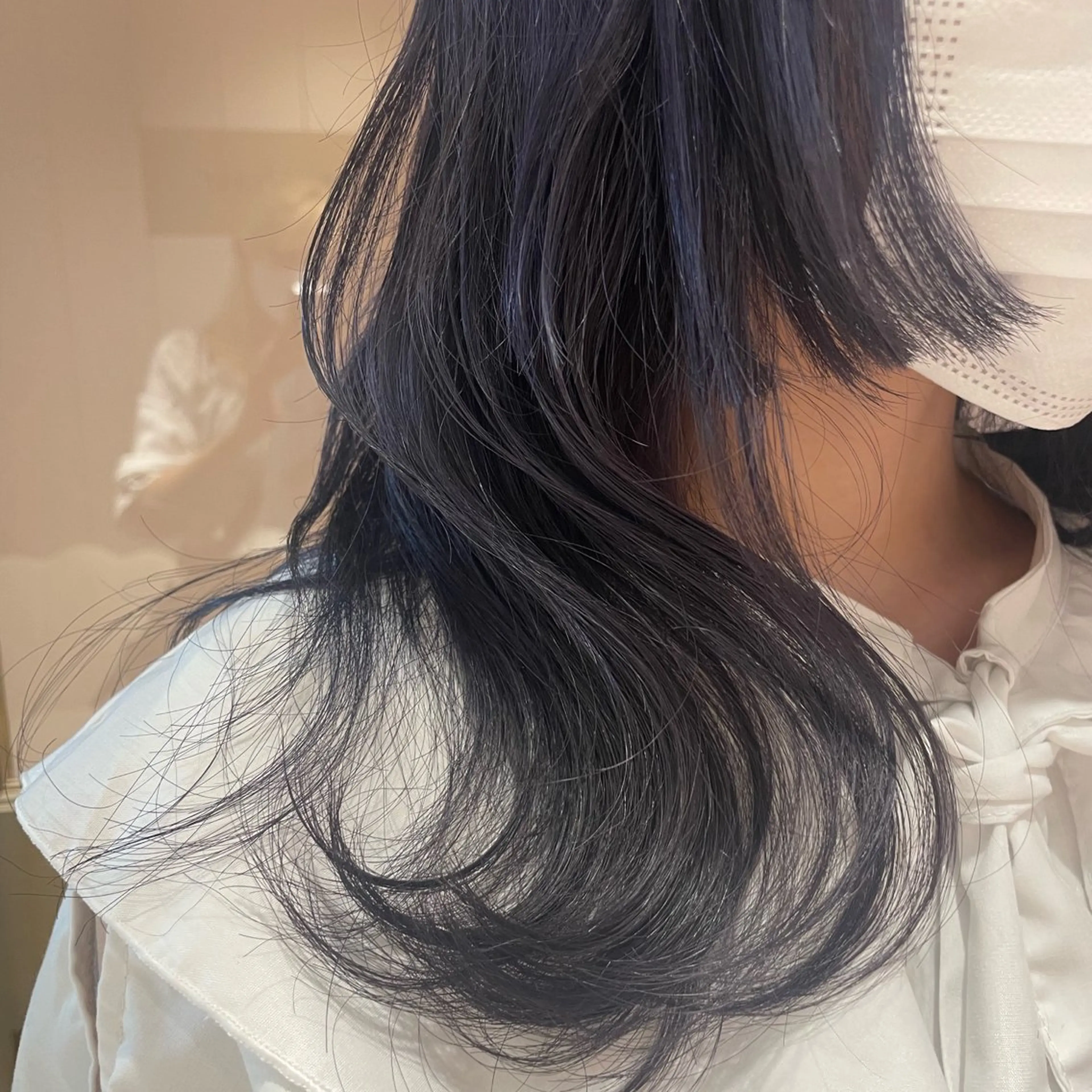 ロング ヘアカラー トリートメント ヘッドスパ マホ/日吉/髪質改善 /レイヤー/ガーリーのヘアスタイル