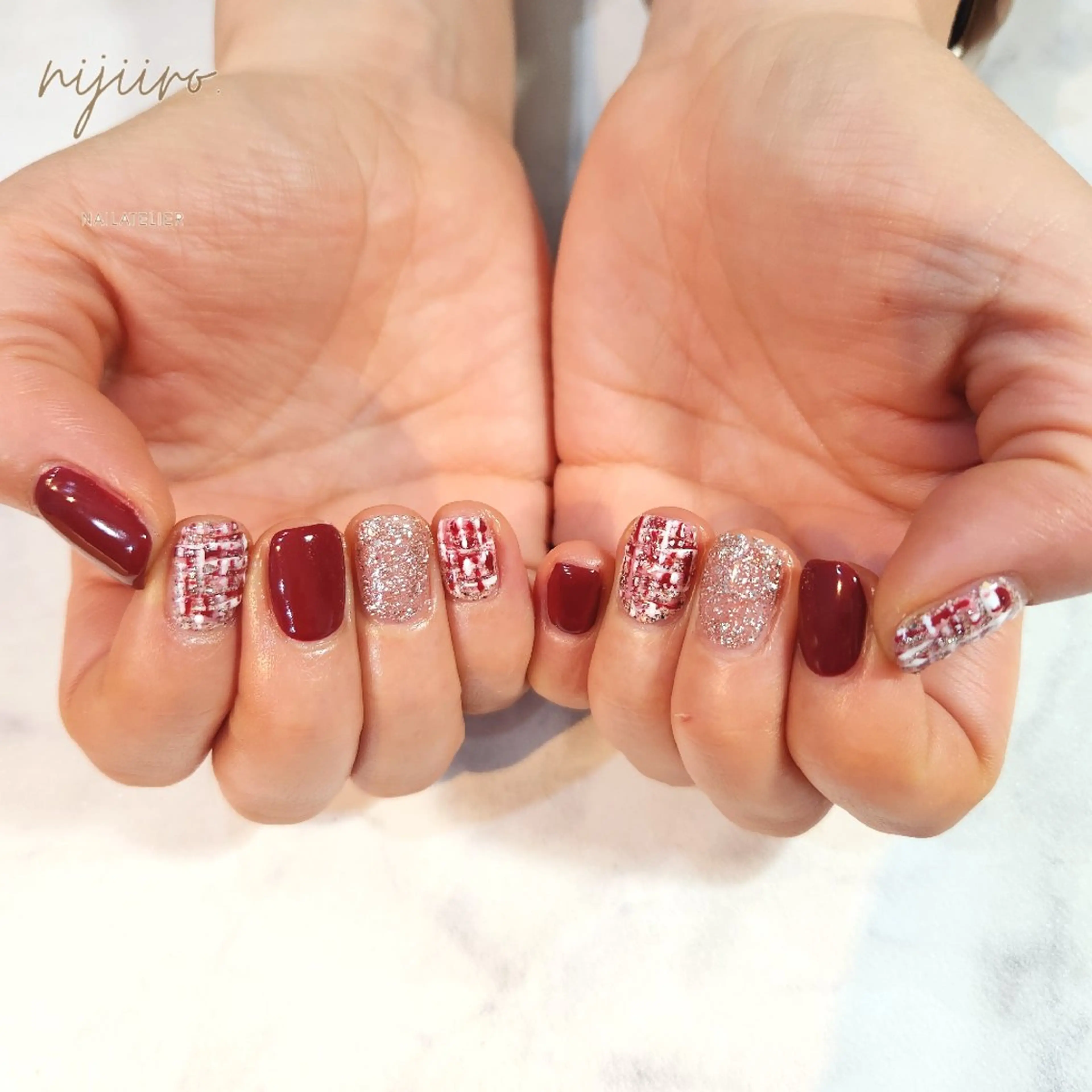 ネイル ハンドネイル nailatelier nijiiro.所属・nijiiro🌈 サトウのネイルデザイン