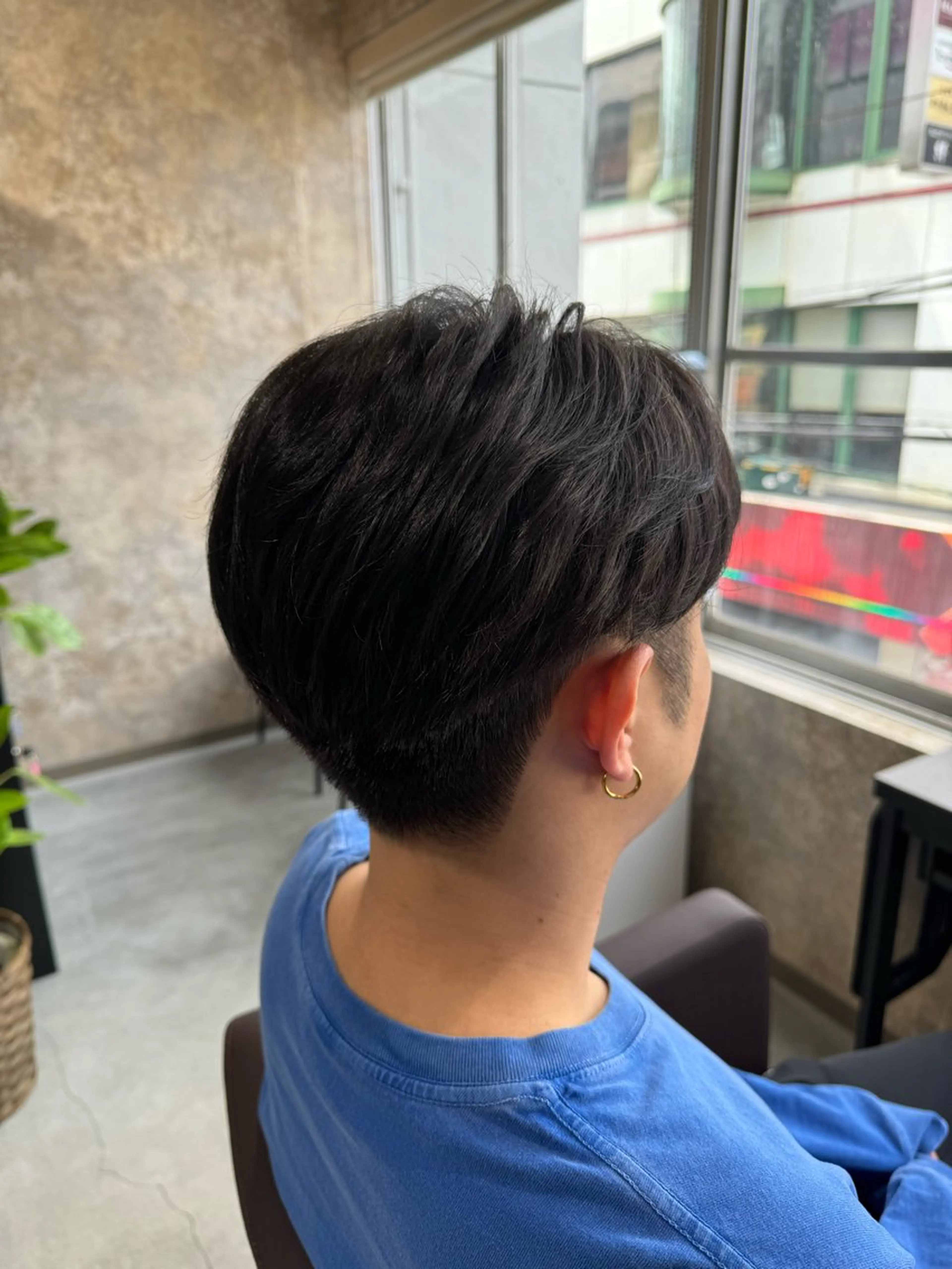 メンズ マッシュ 刈り上げ blue hair create box所属・大原 京利のヘアスタイル