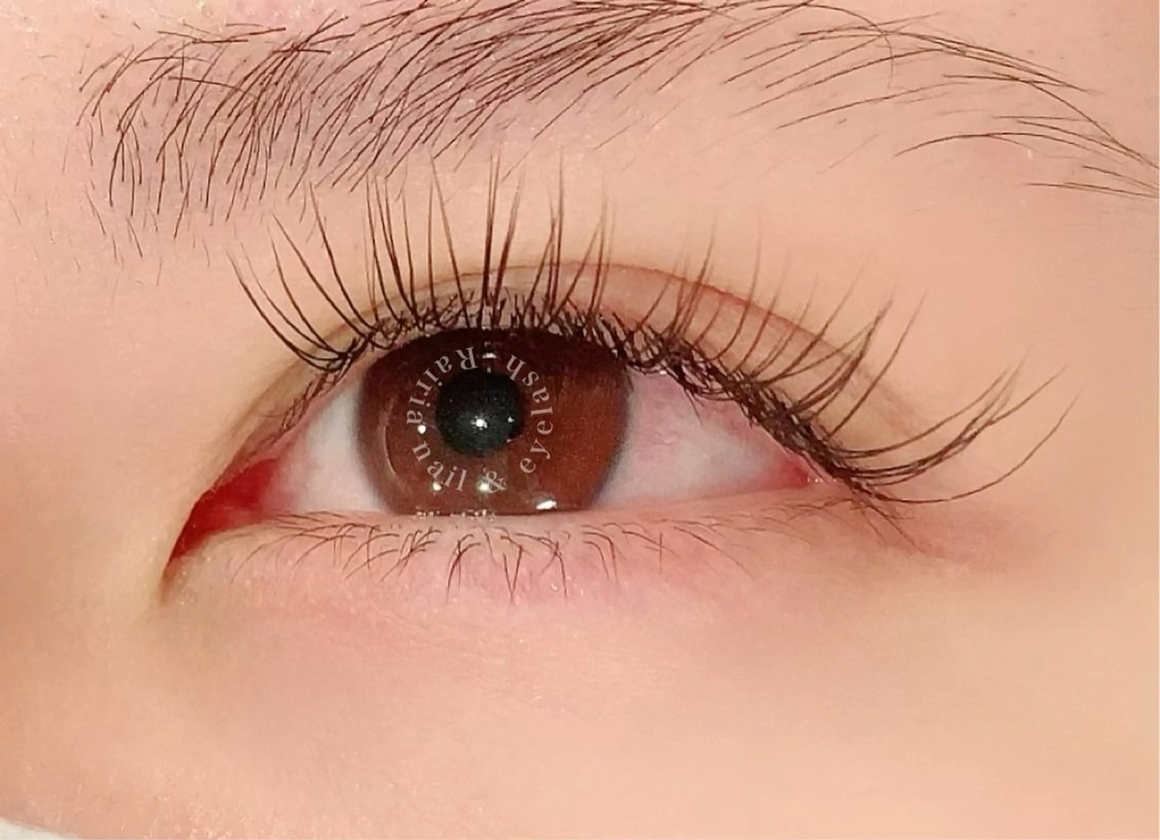 マツエク・マツパ フラットラッシュ Rairia nail&eyelash所属・Rairia CHIKAのマツエク・マツパデザイン