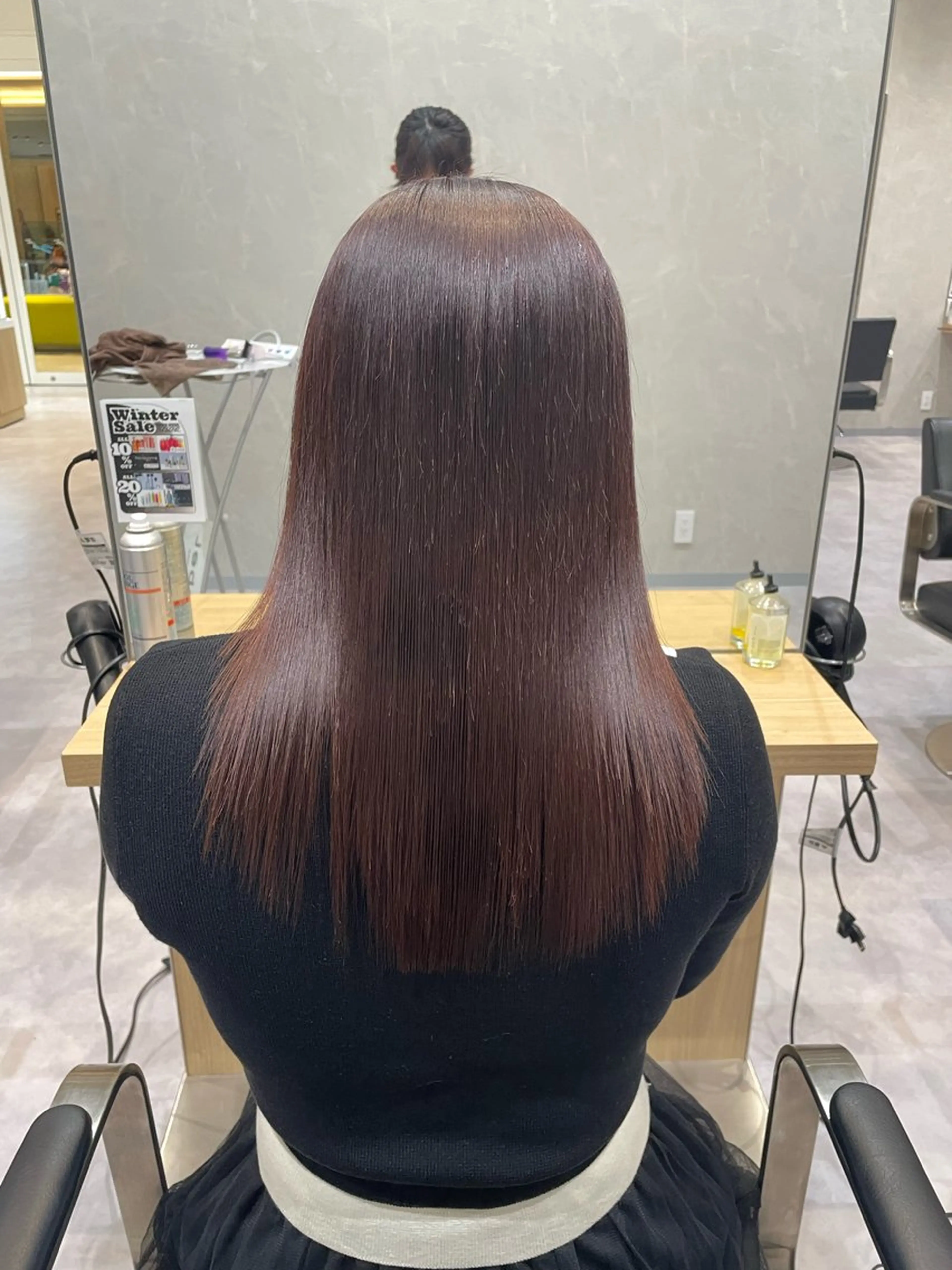 ロング パーマ 縮毛矯正 透明感カラー 縮毛矯正/ジャックのヘアスタイル