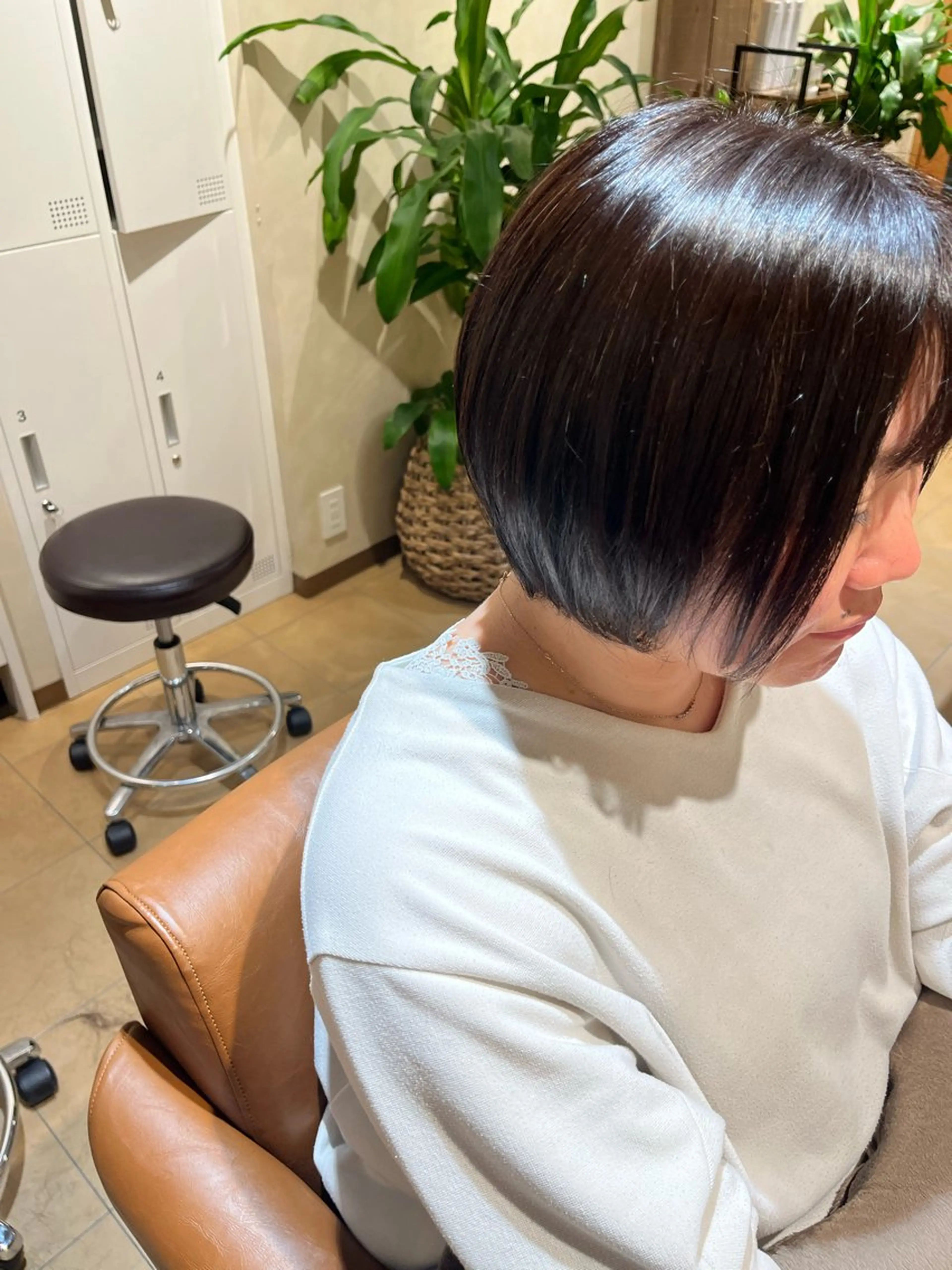ショート ショートボブ ボブ ショートヘア カット ヘアカラー end roll りんのヘアスタイル
