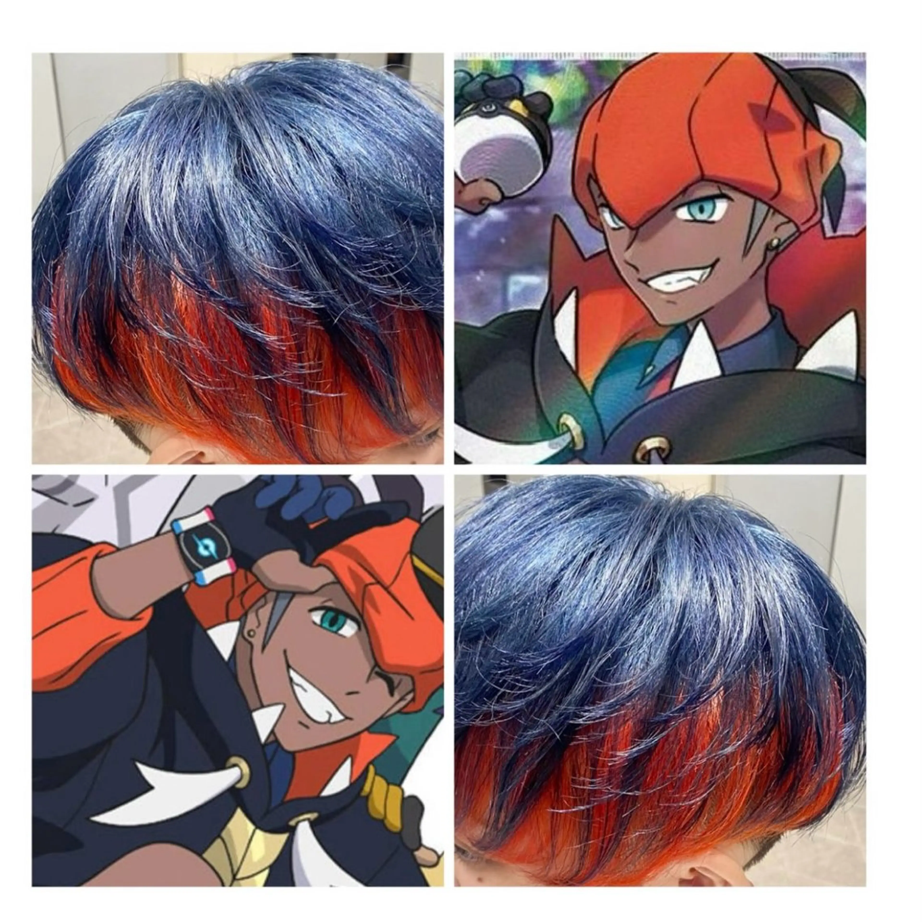 ショート カラー デザインカラー ヘアカラー GARU-ガル-所属・TSUNO🦖 派手髪/オタク美容師のヘアスタイル