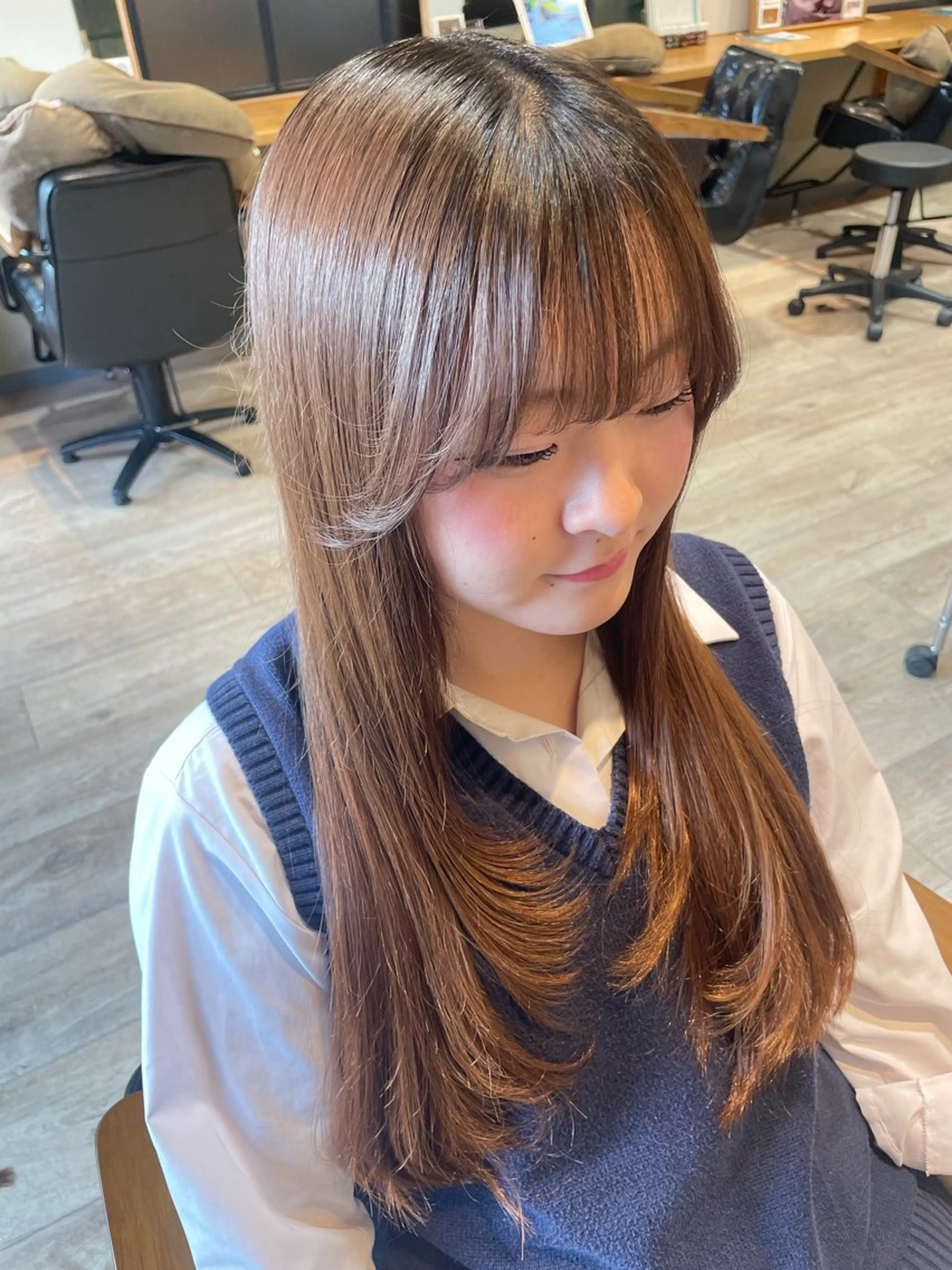 ロング 𝐲𝐮𝐫𝐚🩰 /藤沢/ モデル募集のヘアスタイル