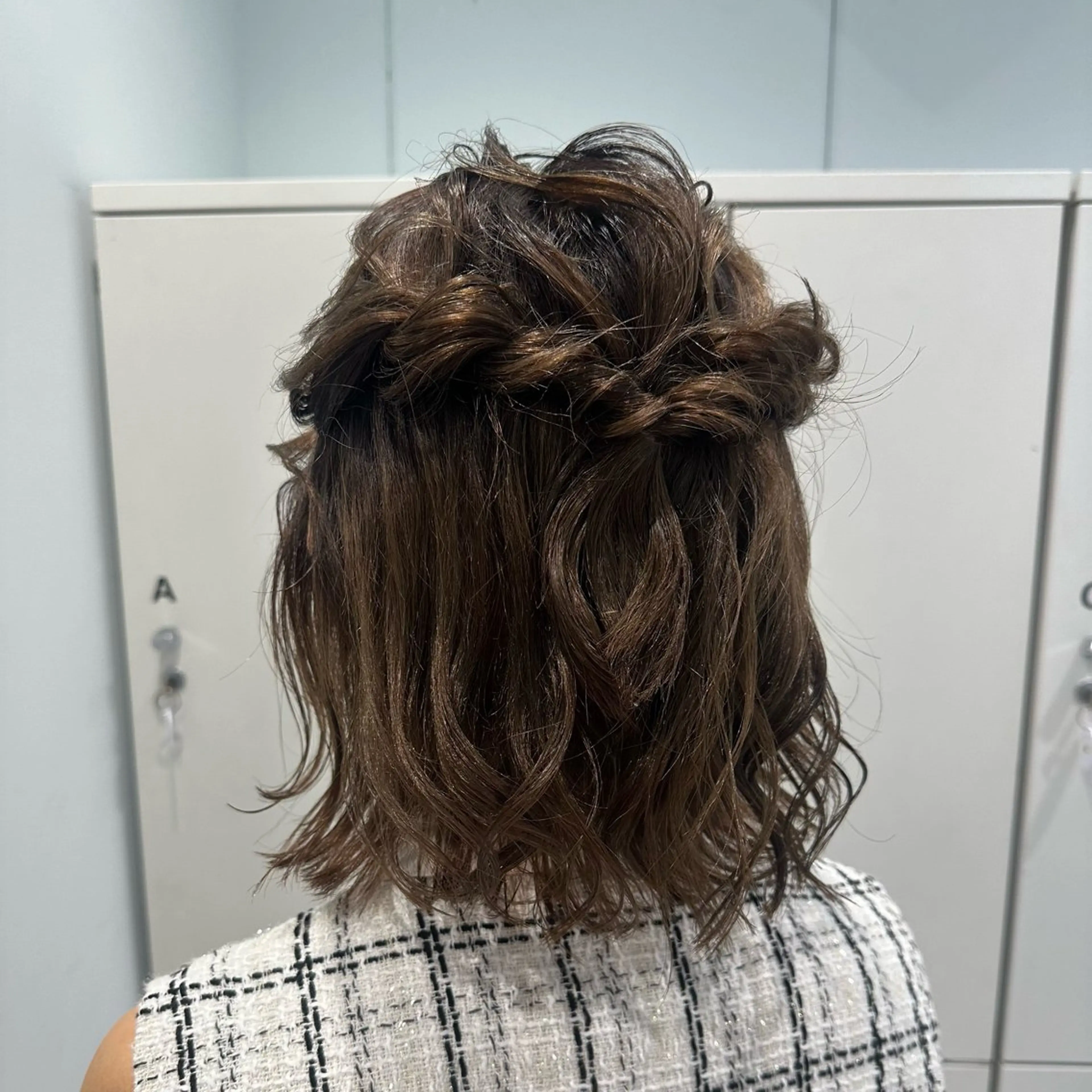 ミディアム ヘアアレンジ ヘアセット なりた るいのヘアスタイル