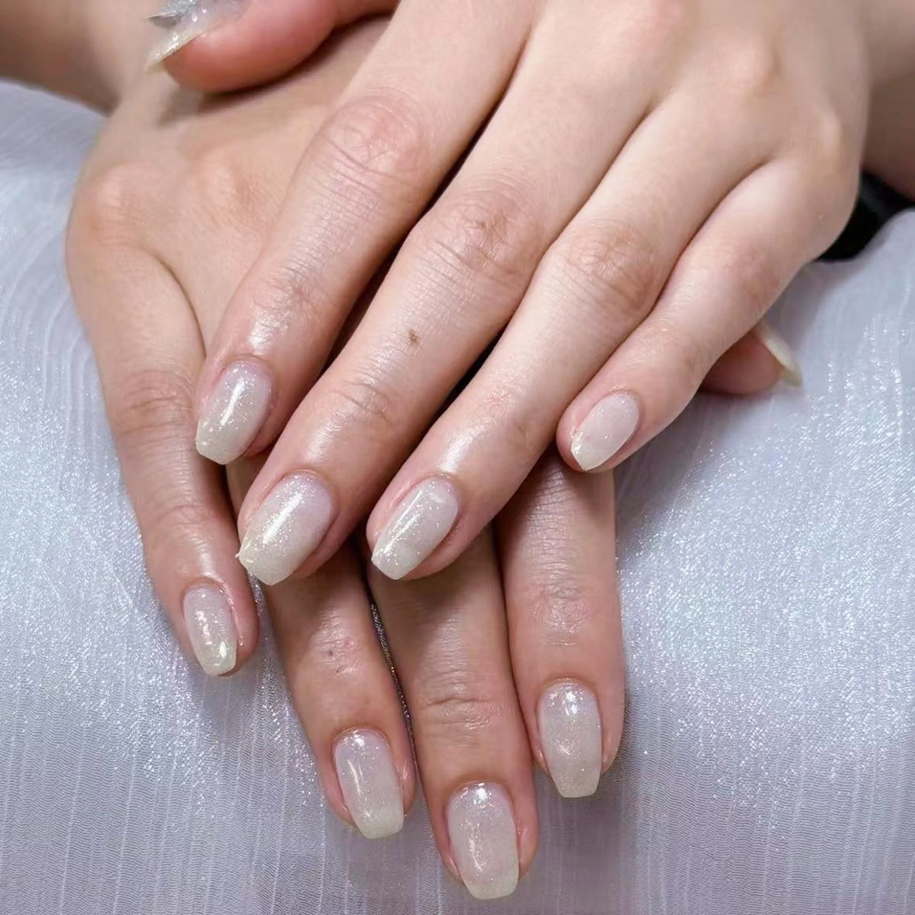 ネイル アートネイル オーロラネイル ガーリー キラキラネイル 韓国ネイル ハンドネイル Diamond NAIL✨のネイルデザイン