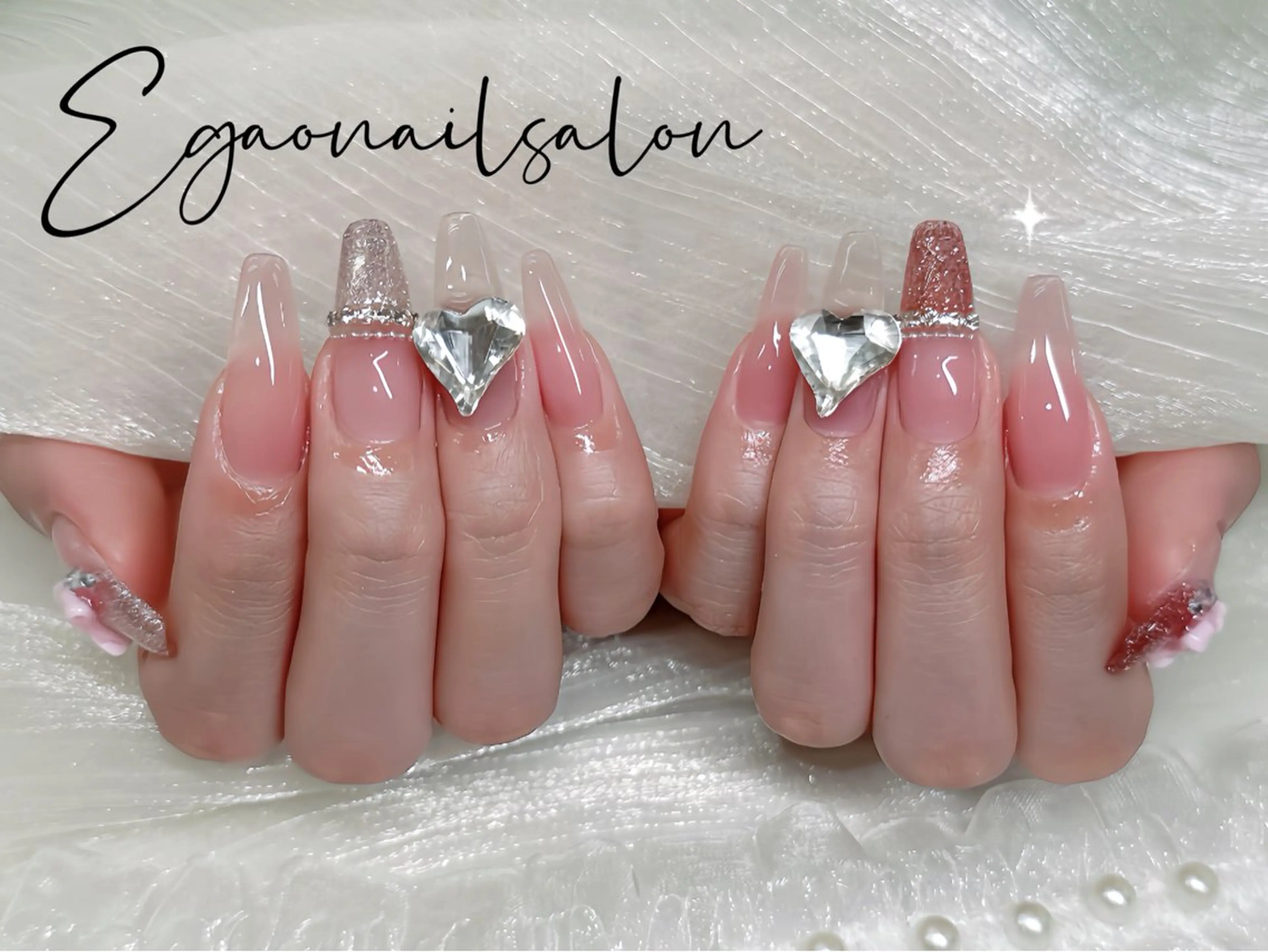ネイル アートネイル フットネイル フレンチネイル ジェルネイル グラデーション ハンドネイル Egao Nail Salonのネイルデザイン