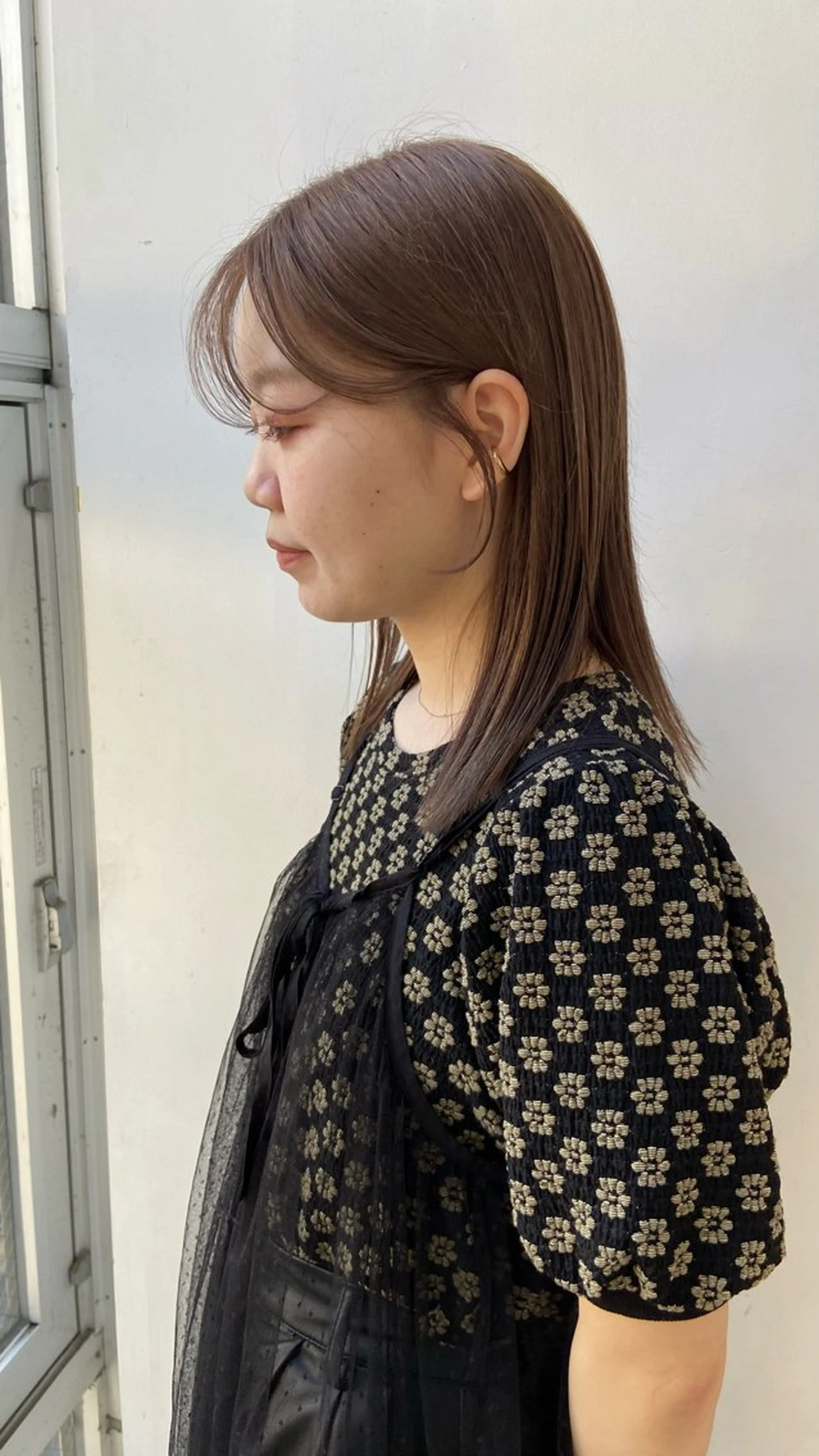 セミロング カラー ベージュカラー ヘアカラー Rinon所属・沖 真琴のヘアスタイル
