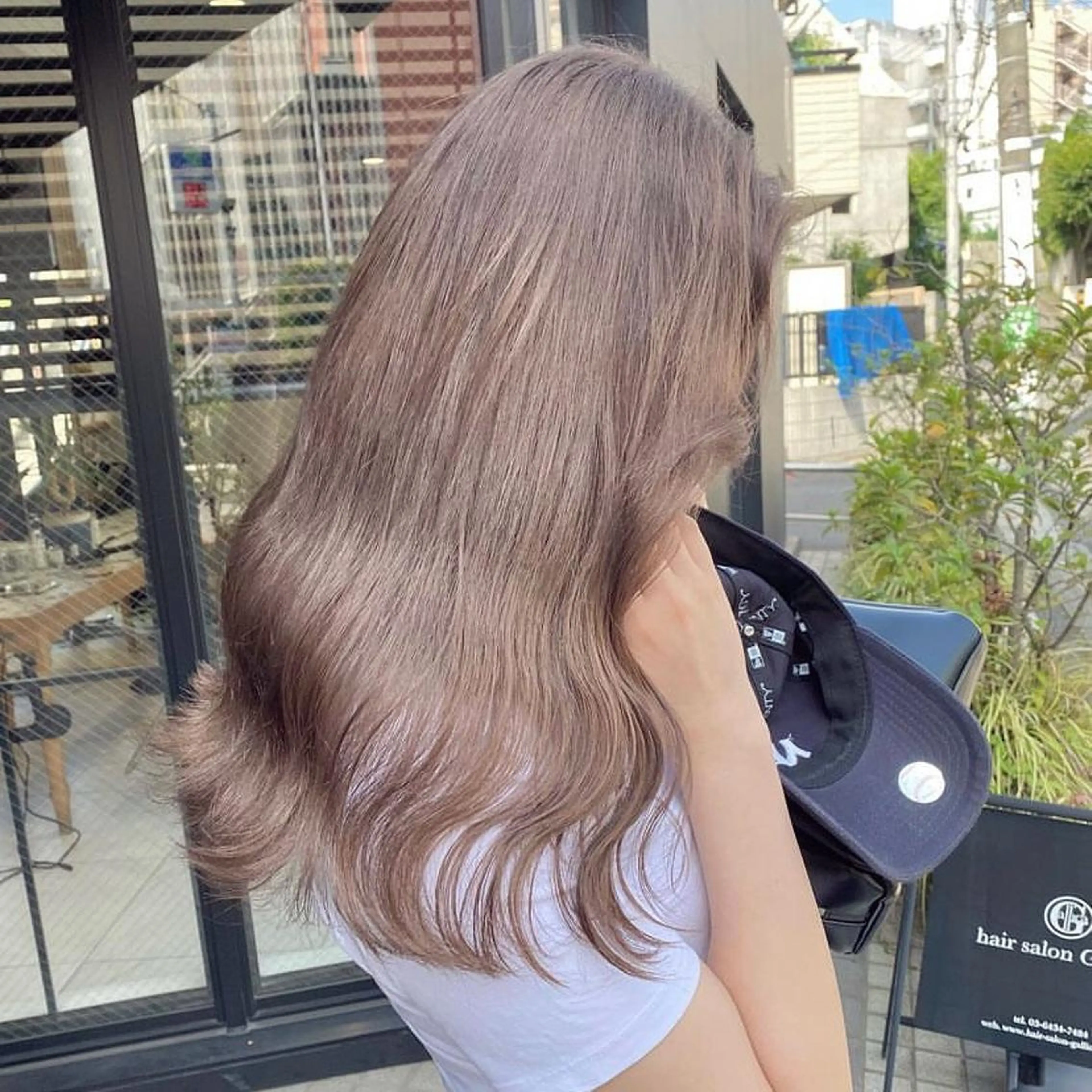 セミロング ヘアカラー トリートメント ヘッドスパ ヘアセット ayumi / ダブルカラーのヘアスタイル