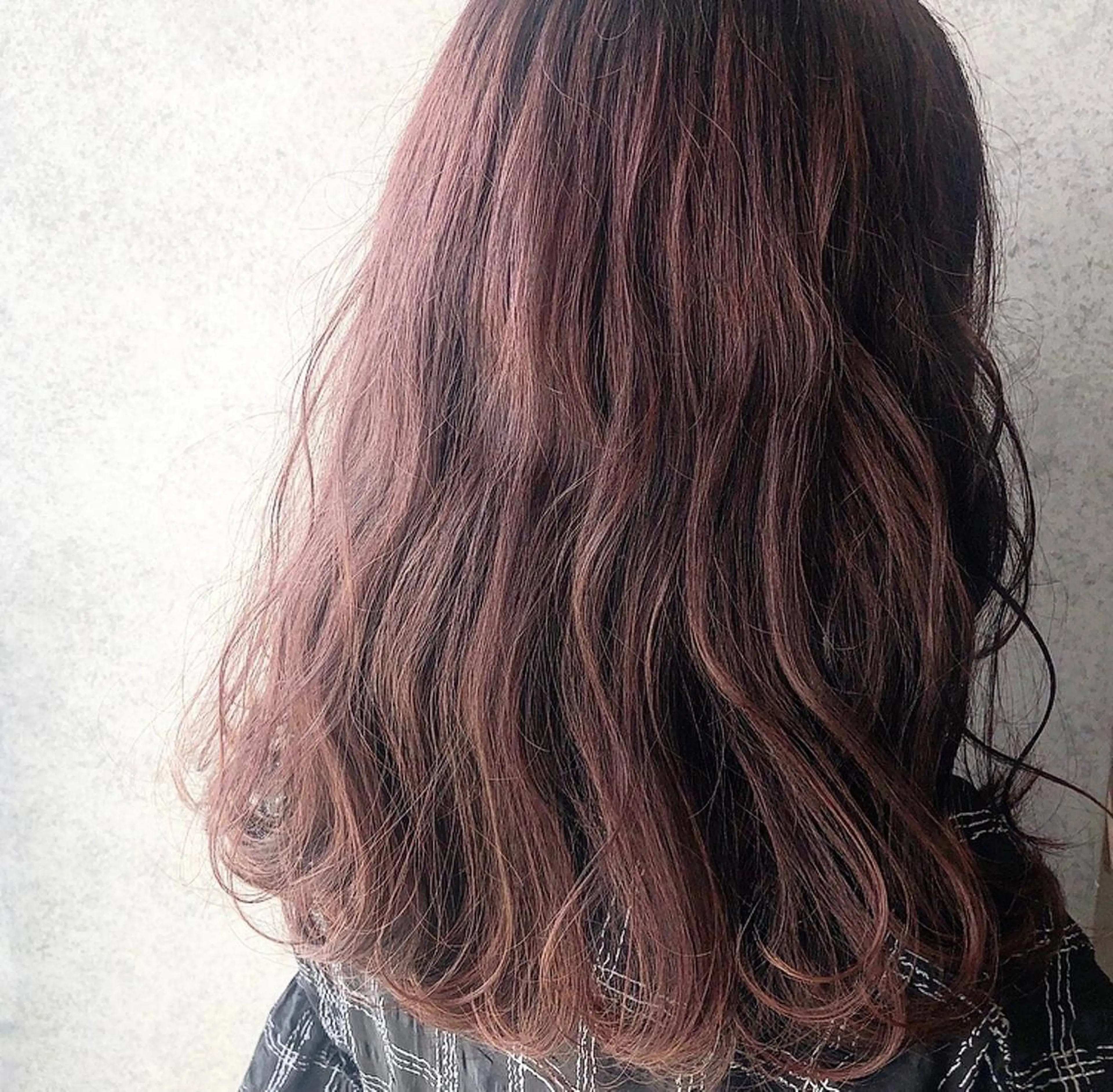 ロング カラー ラベンダーカラー ピンクカラー ピンクラベンダー 櫻井 未悠のヘアスタイル